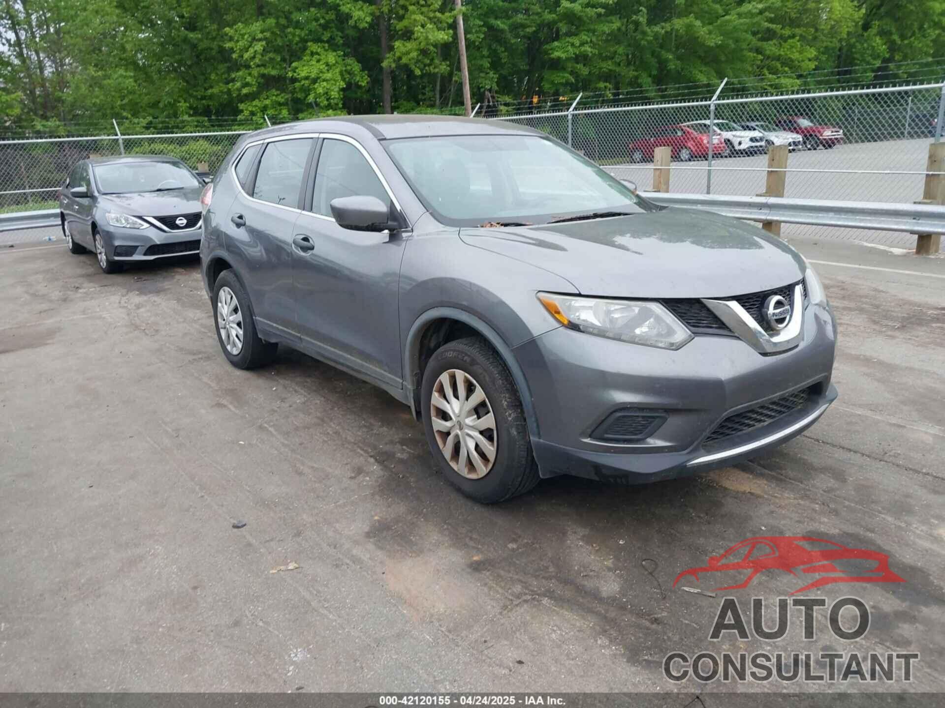 NISSAN ROGUE 2016 - KNMAT2MV1GP627725