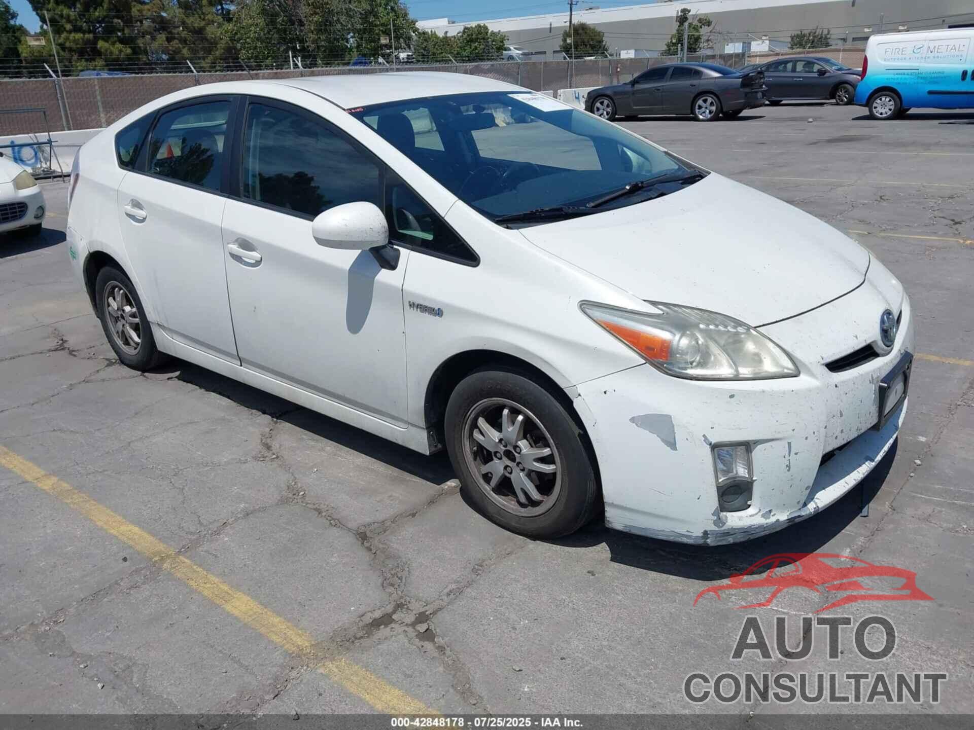 TOYOTA PRIUS 2011 - JTDKN3DU7B0251979