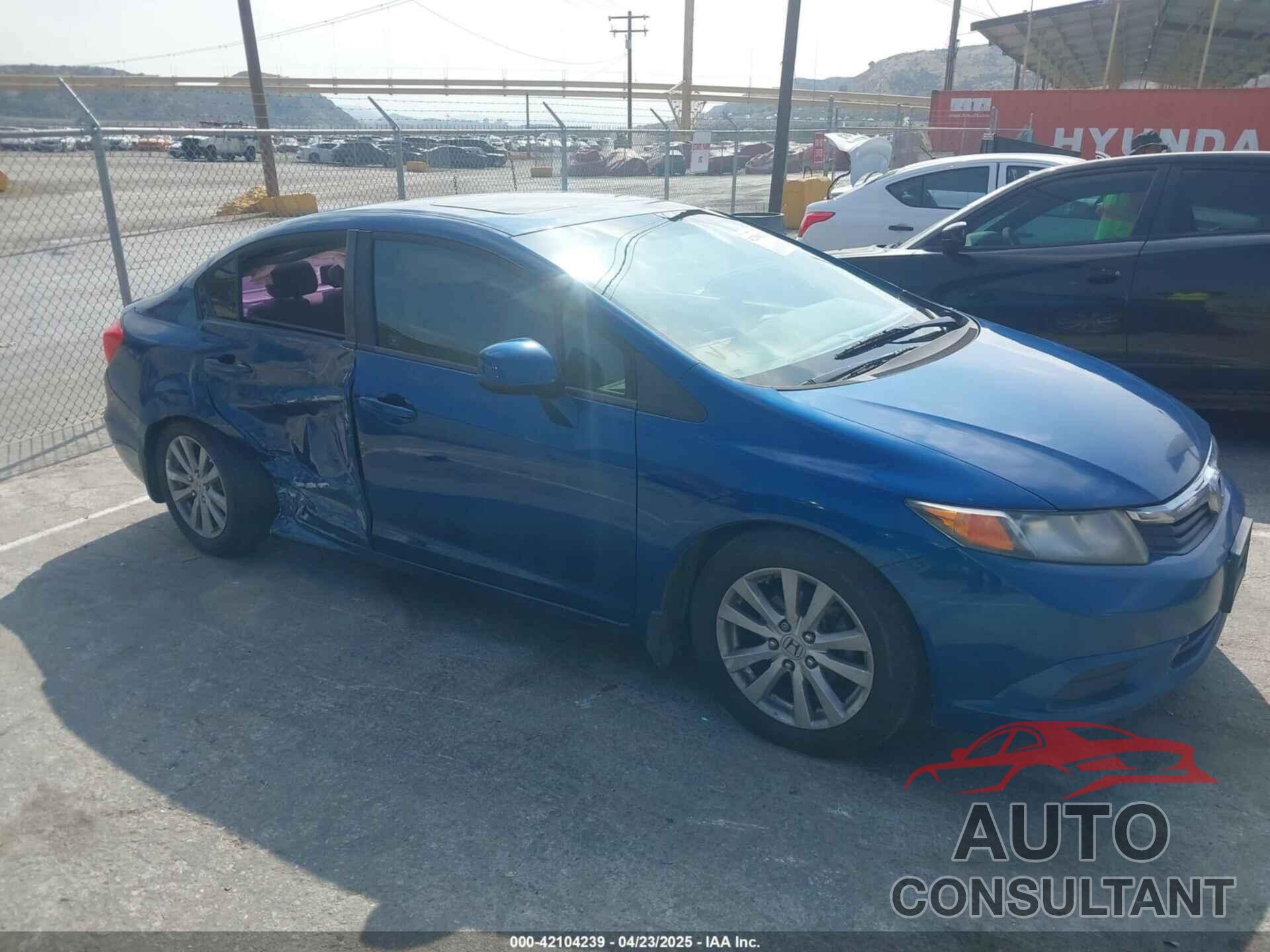 HONDA CIVIC 2012 - 2HGFB2F86CH551192
