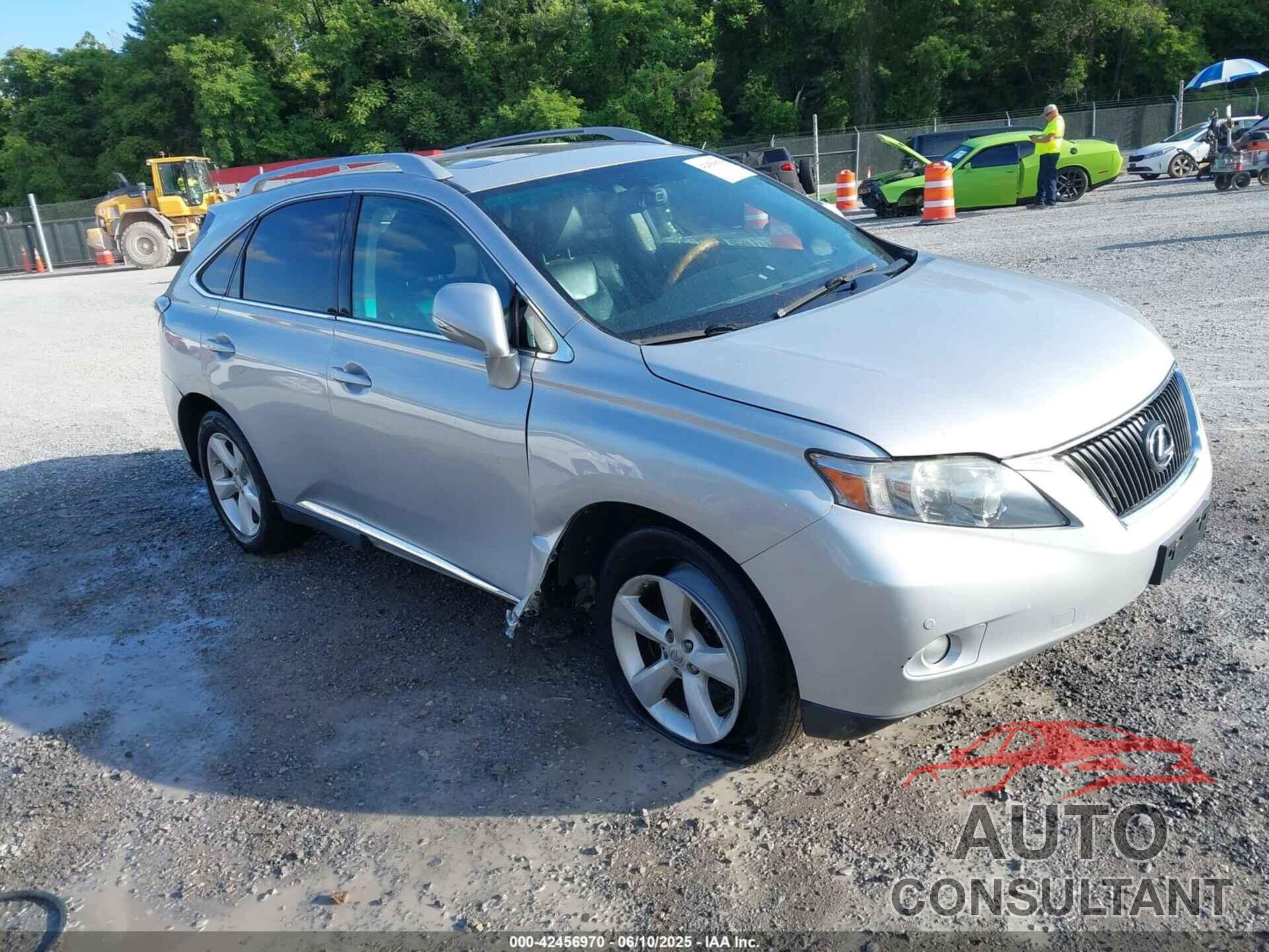 LEXUS RX 350 2012 - 2T2BK1BA2CC143553