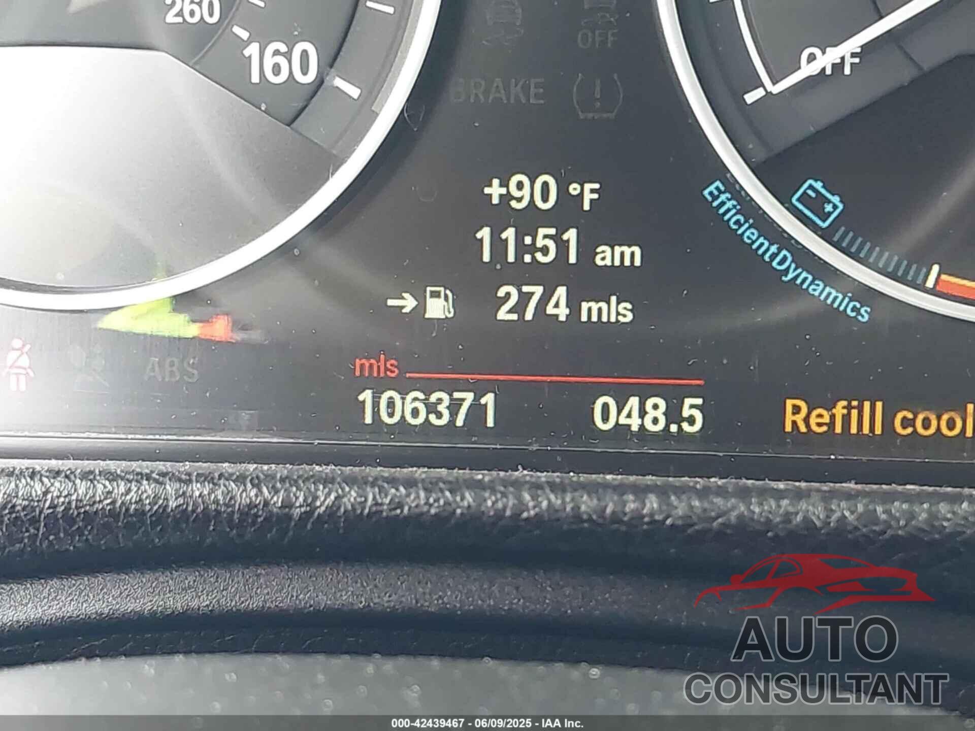 BMW 335I 2012 - WBA3A9G59CNN67442