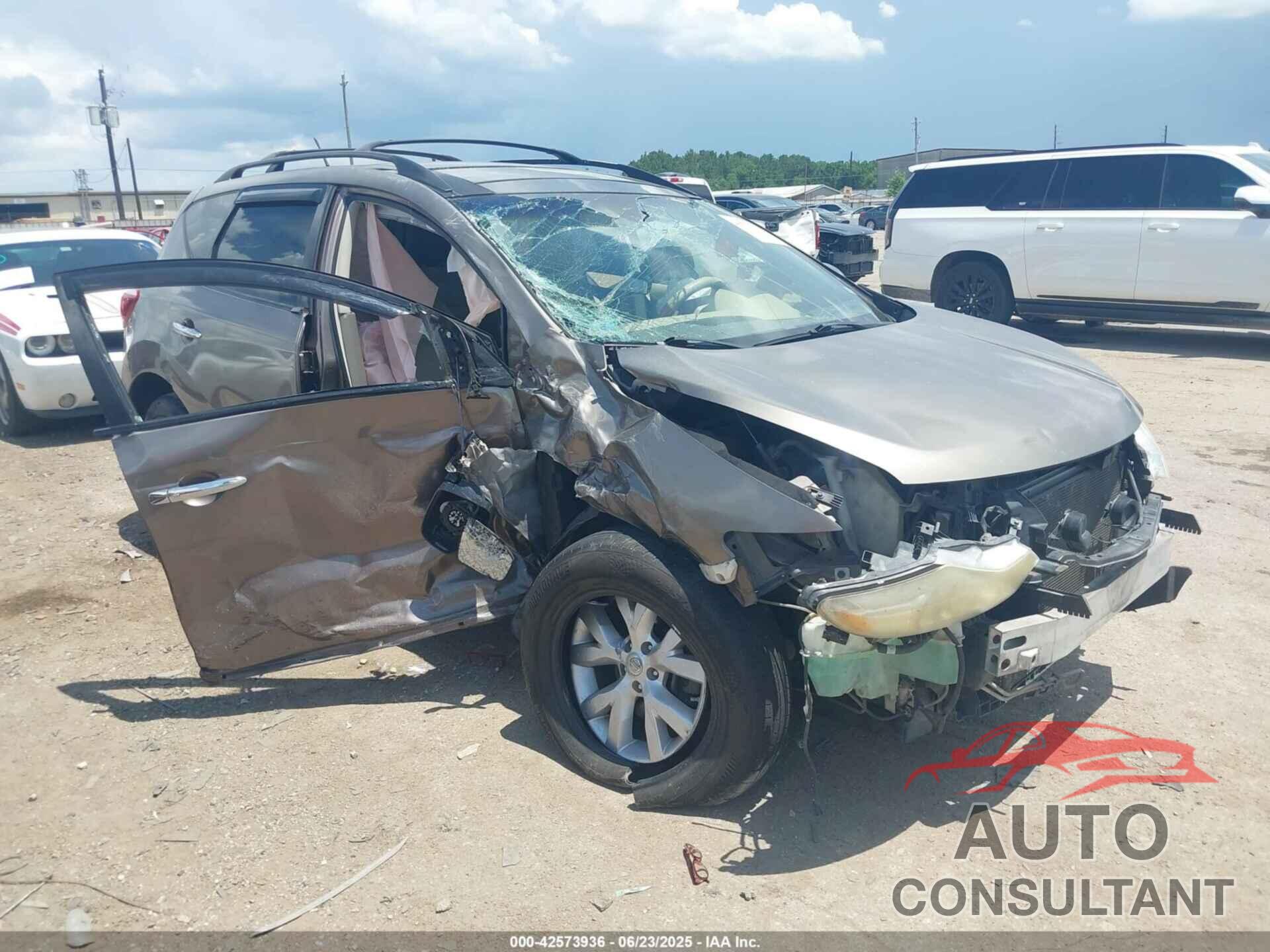 NISSAN MURANO 2013 - JN8AZ1MU6DW207125