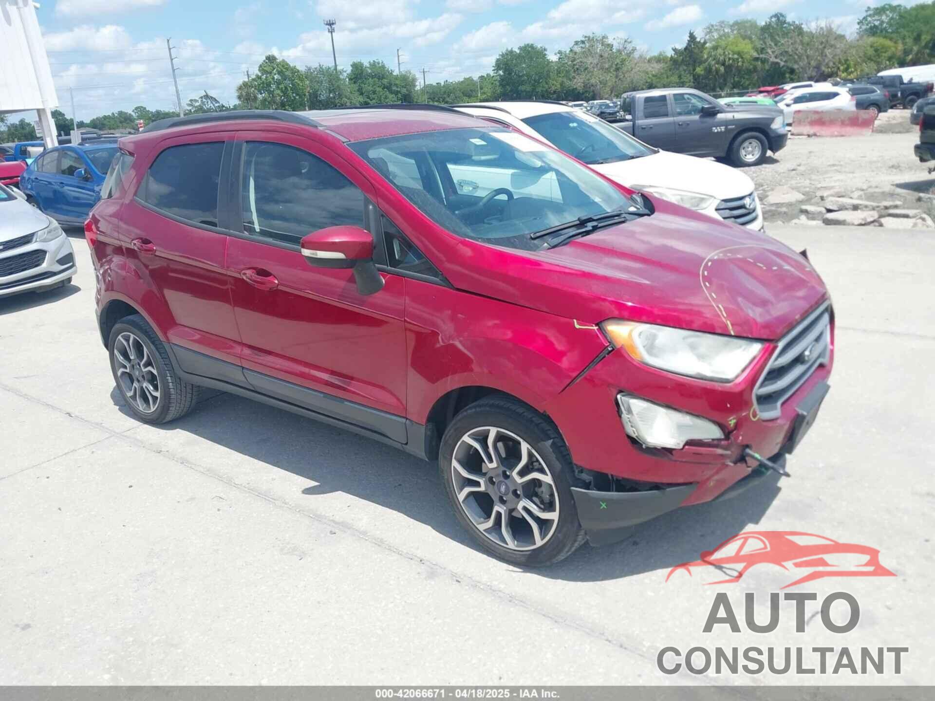 FORD ECOSPORT 2018 - MAJ3P1TE4JC220107