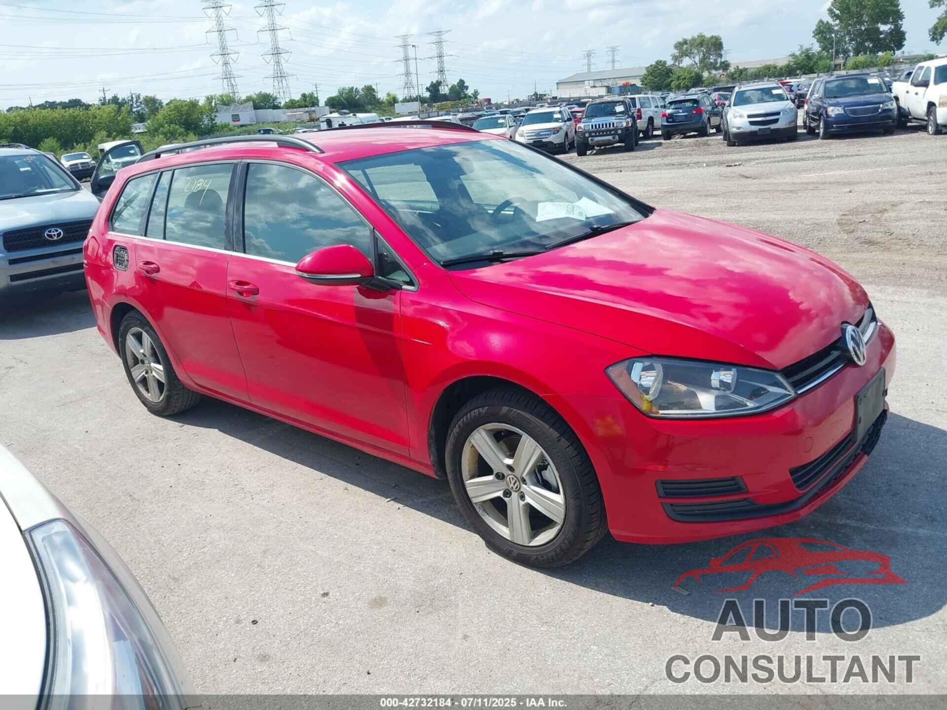 VOLKSWAGEN GOLF SPORTWAGEN 2015 - 3VWCA7AU8FM514167