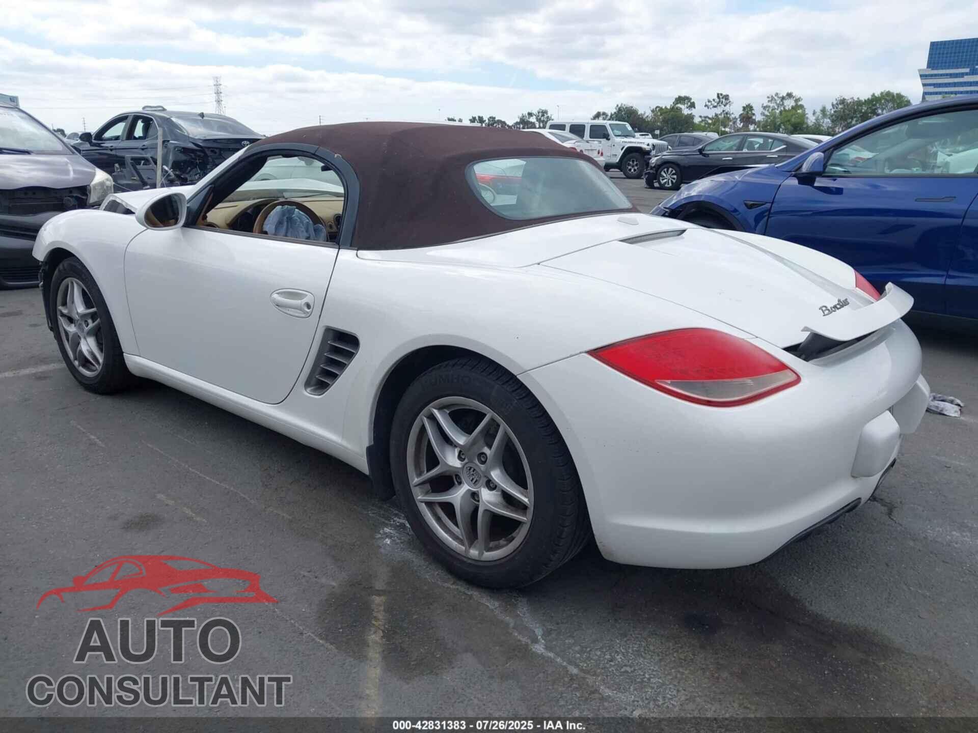 PORSCHE BOXSTER 2012 - WP0CA2A87CS710225