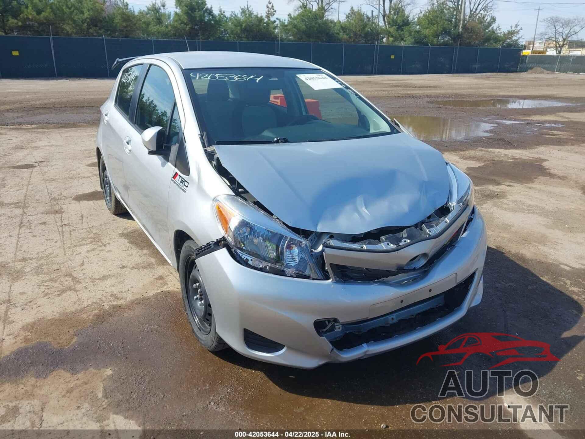 TOYOTA YARIS 2012 - JTDKTUD32CD527322