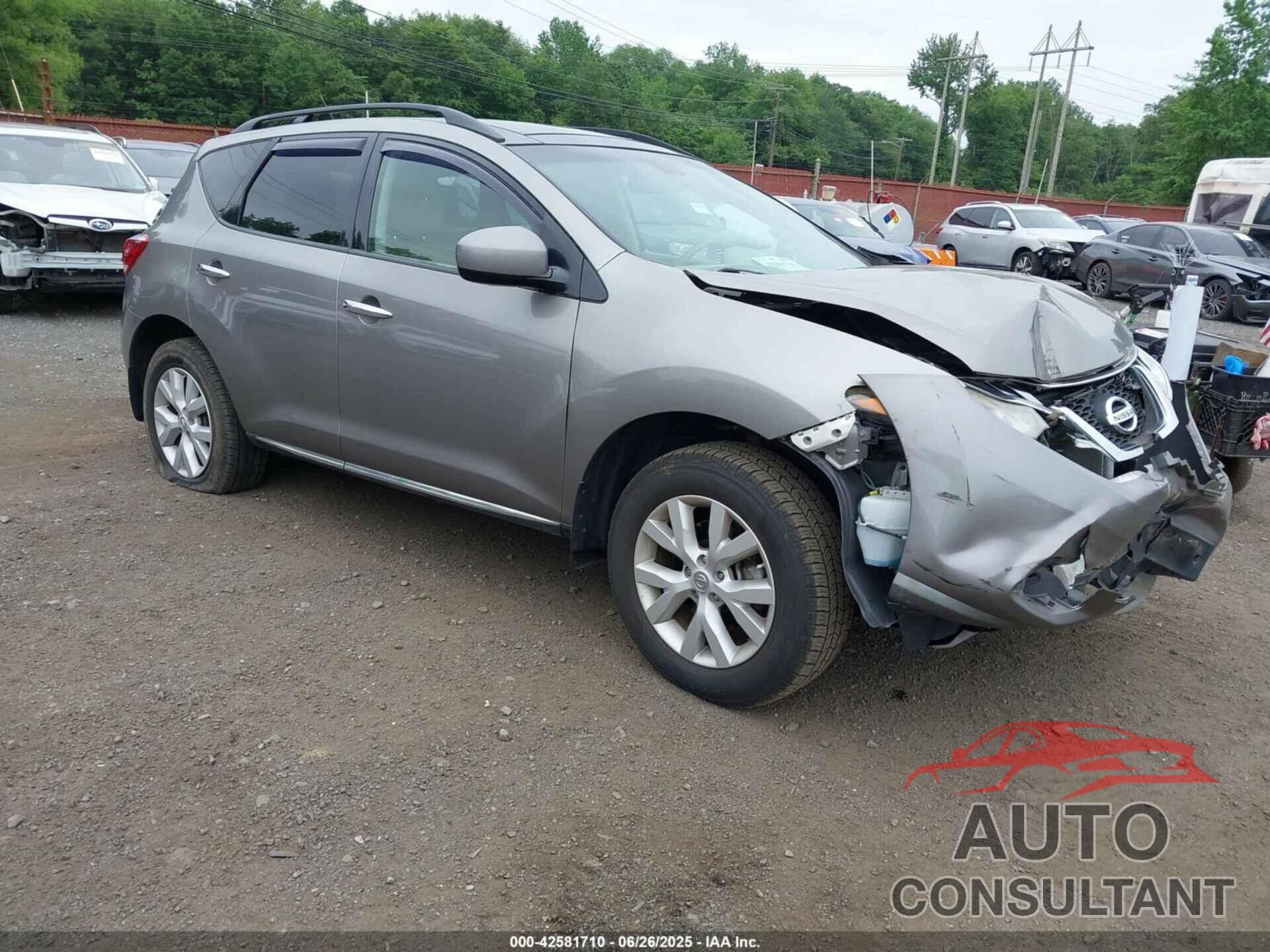 NISSAN MURANO 2012 - JN8AZ1MW8CW224069