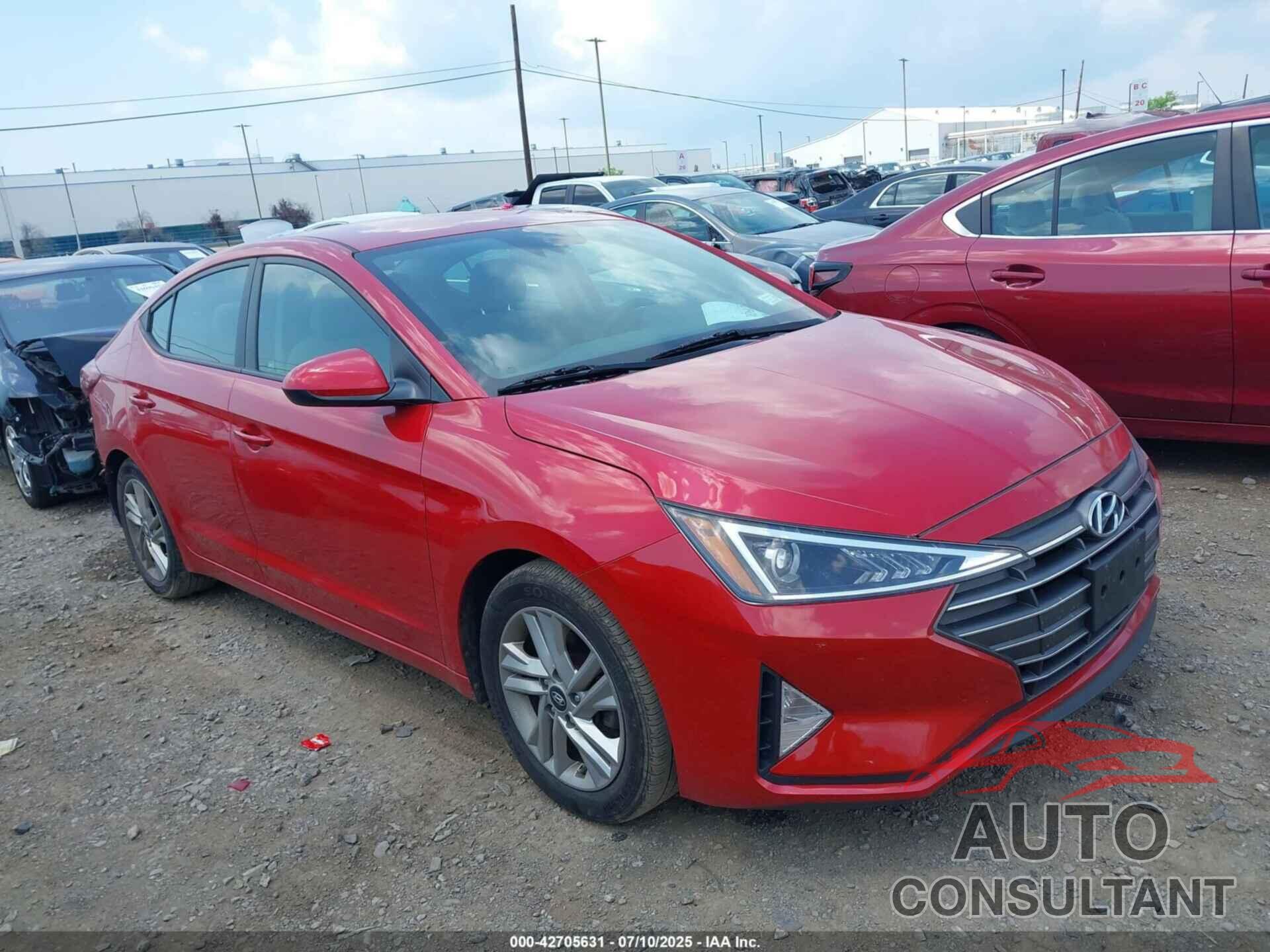 HYUNDAI ELANTRA 2020 - 5NPD84LF9LH625375