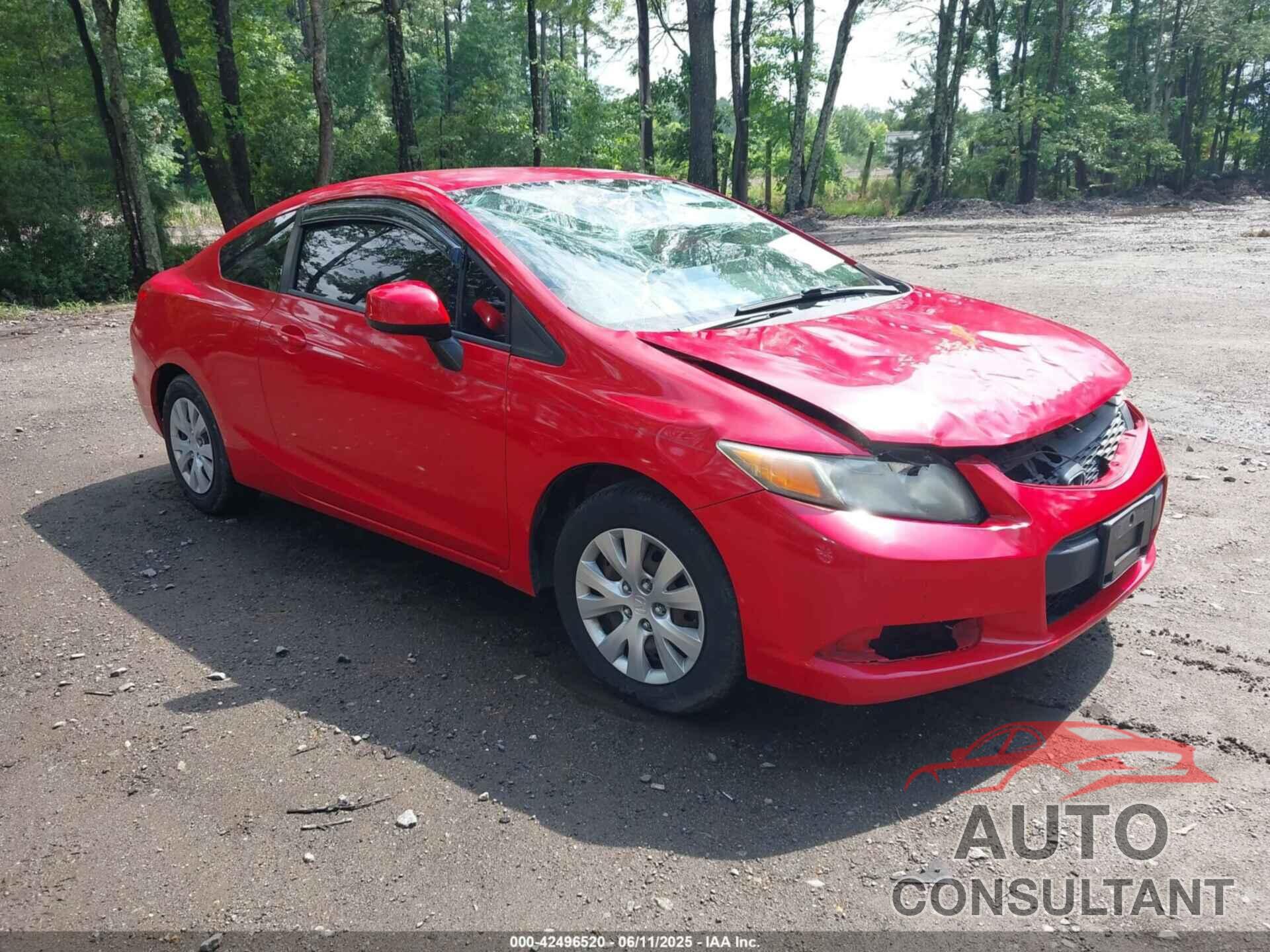HONDA CIVIC 2012 - 2HGFG3B51CH542659