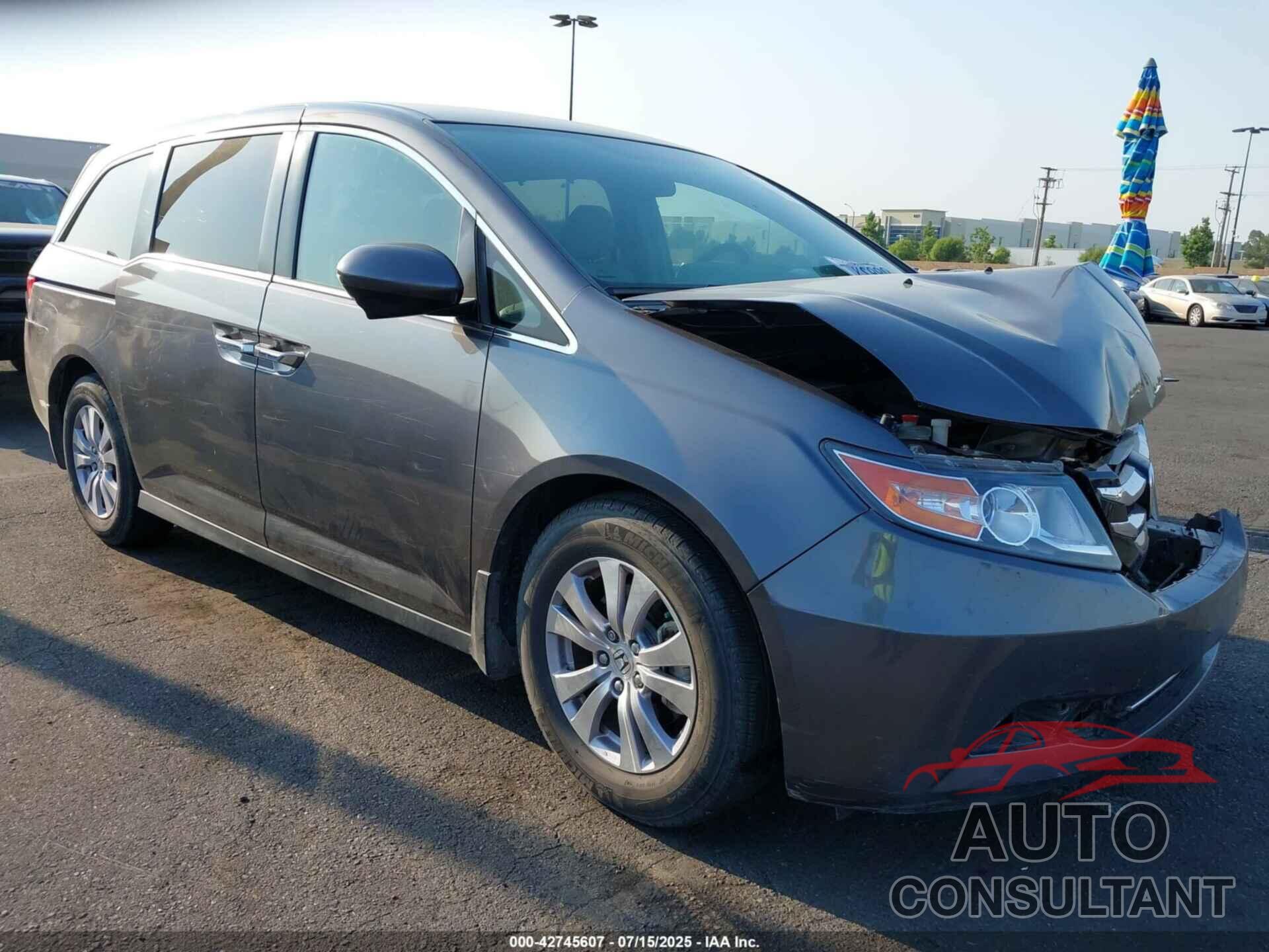 HONDA ODYSSEY 2016 - 5FNRL5H44GB169288