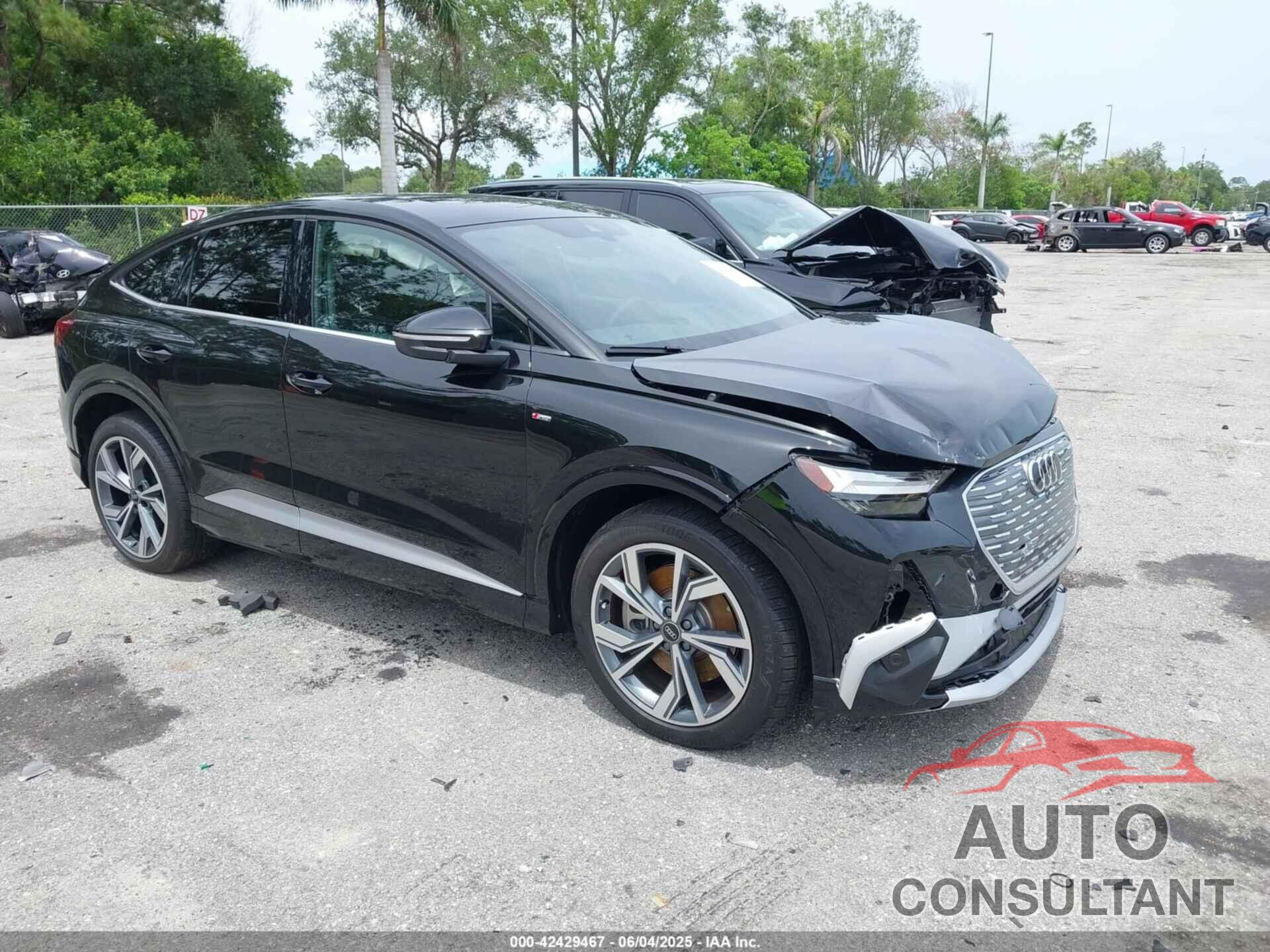 AUDI Q4 SPORTBACK E-TRON 2024 - WA12UBFZ5RP084278
