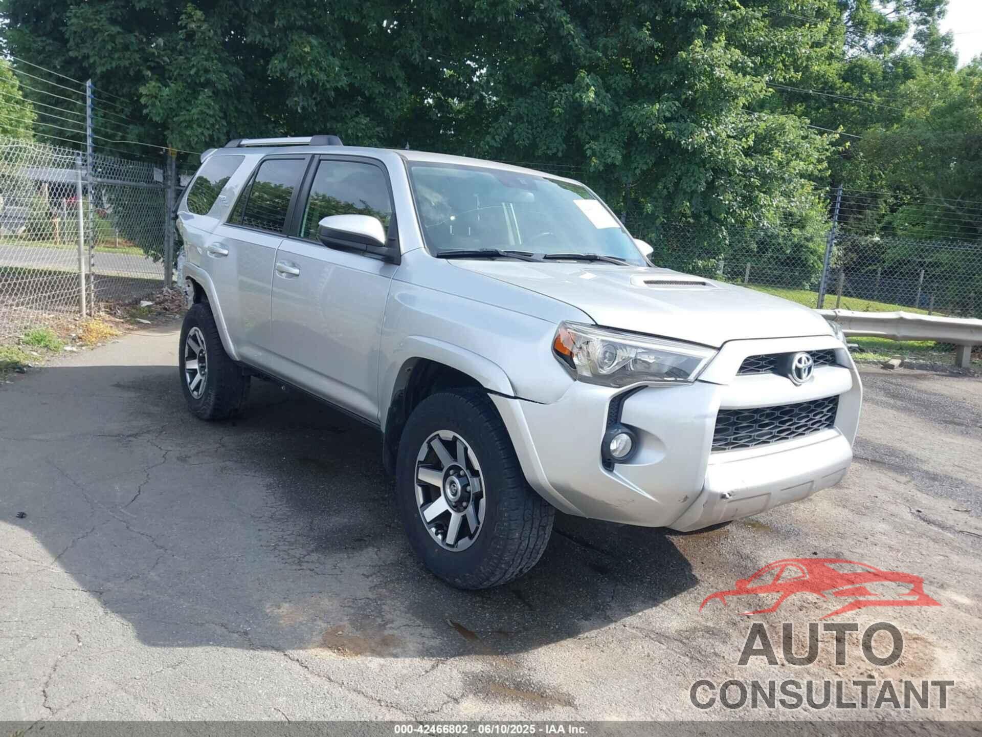 TOYOTA 4RUNNER 2017 - JTEBU5JR2H5424281