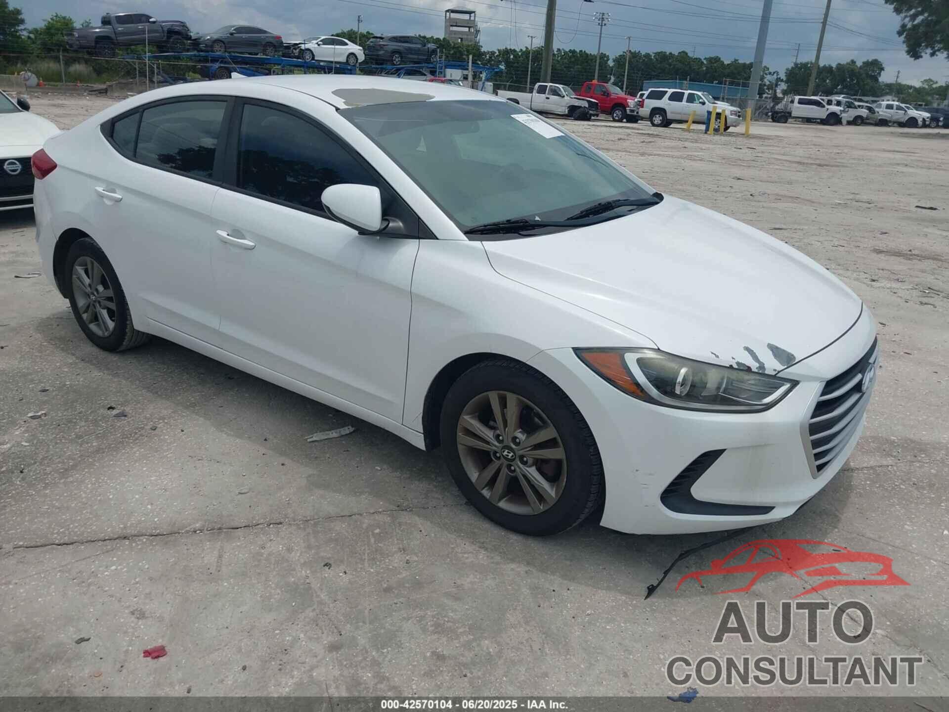 HYUNDAI ELANTRA 2017 - 5NPD84LF0HH161884