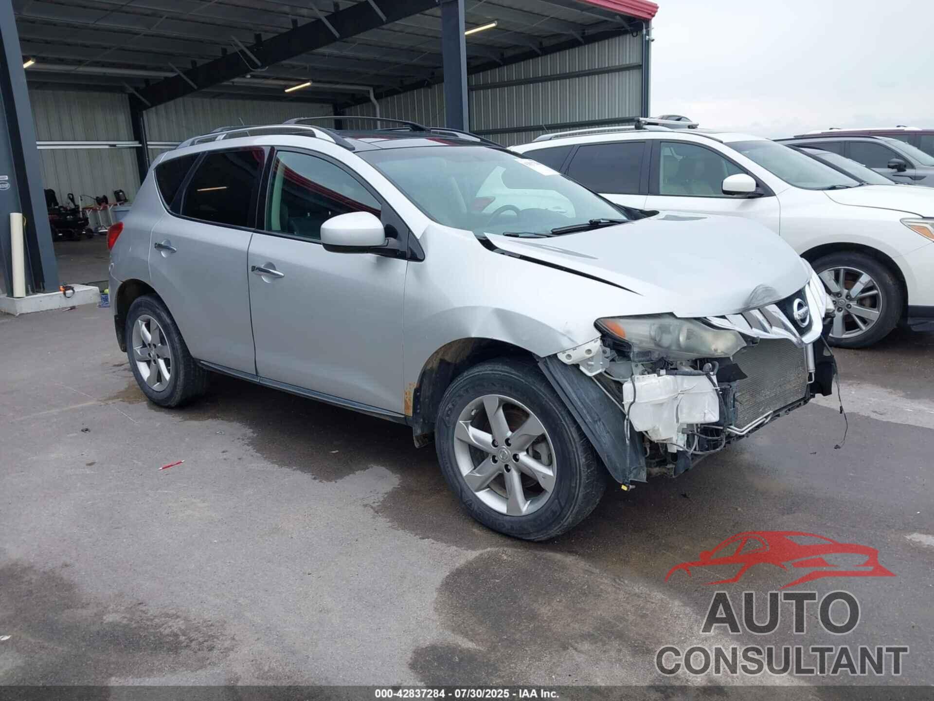 NISSAN MURANO 2009 - JN8AZ18W19W213207