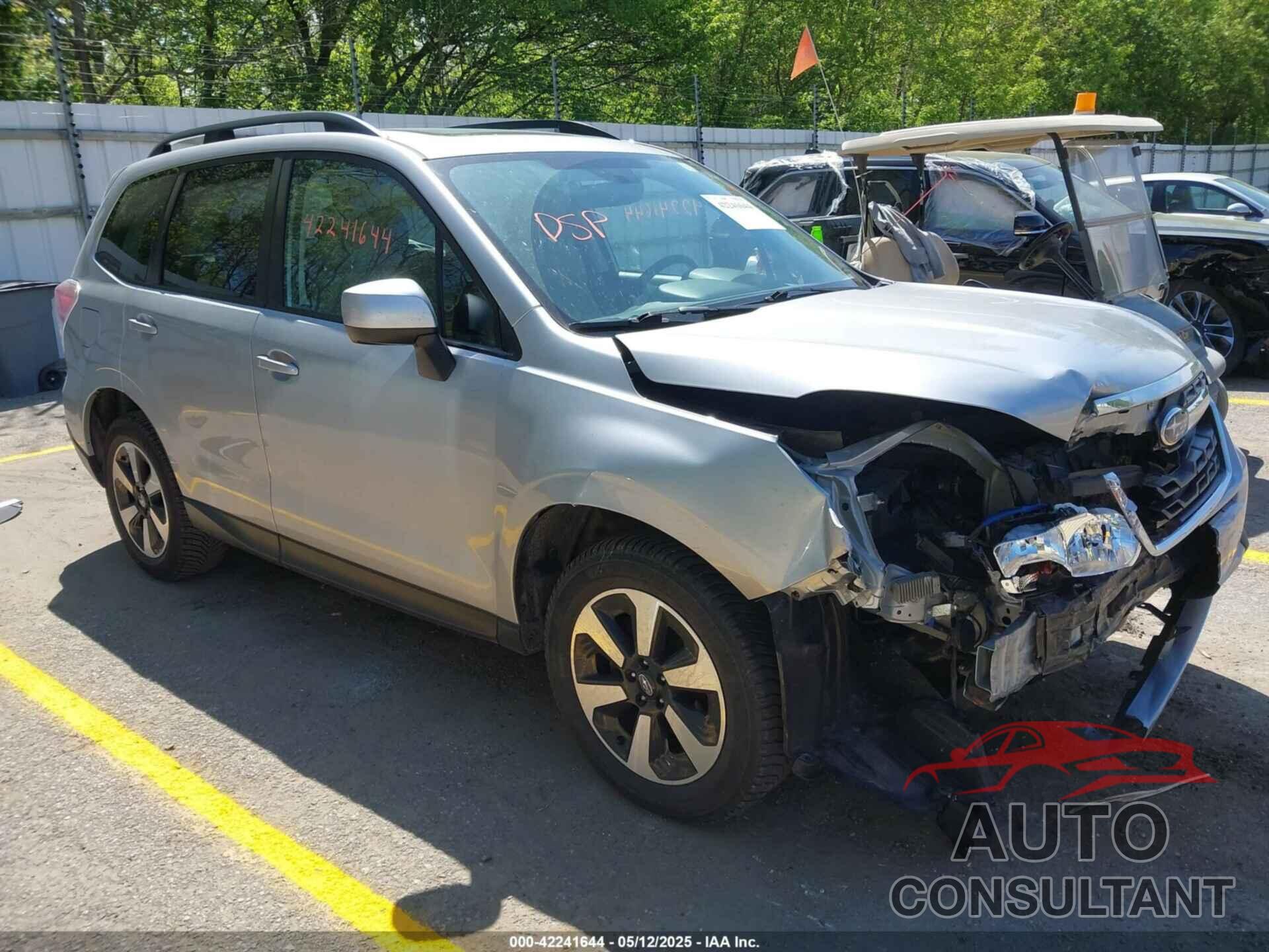 SUBARU FORESTER 2018 - JF2SJAGC7JH545158