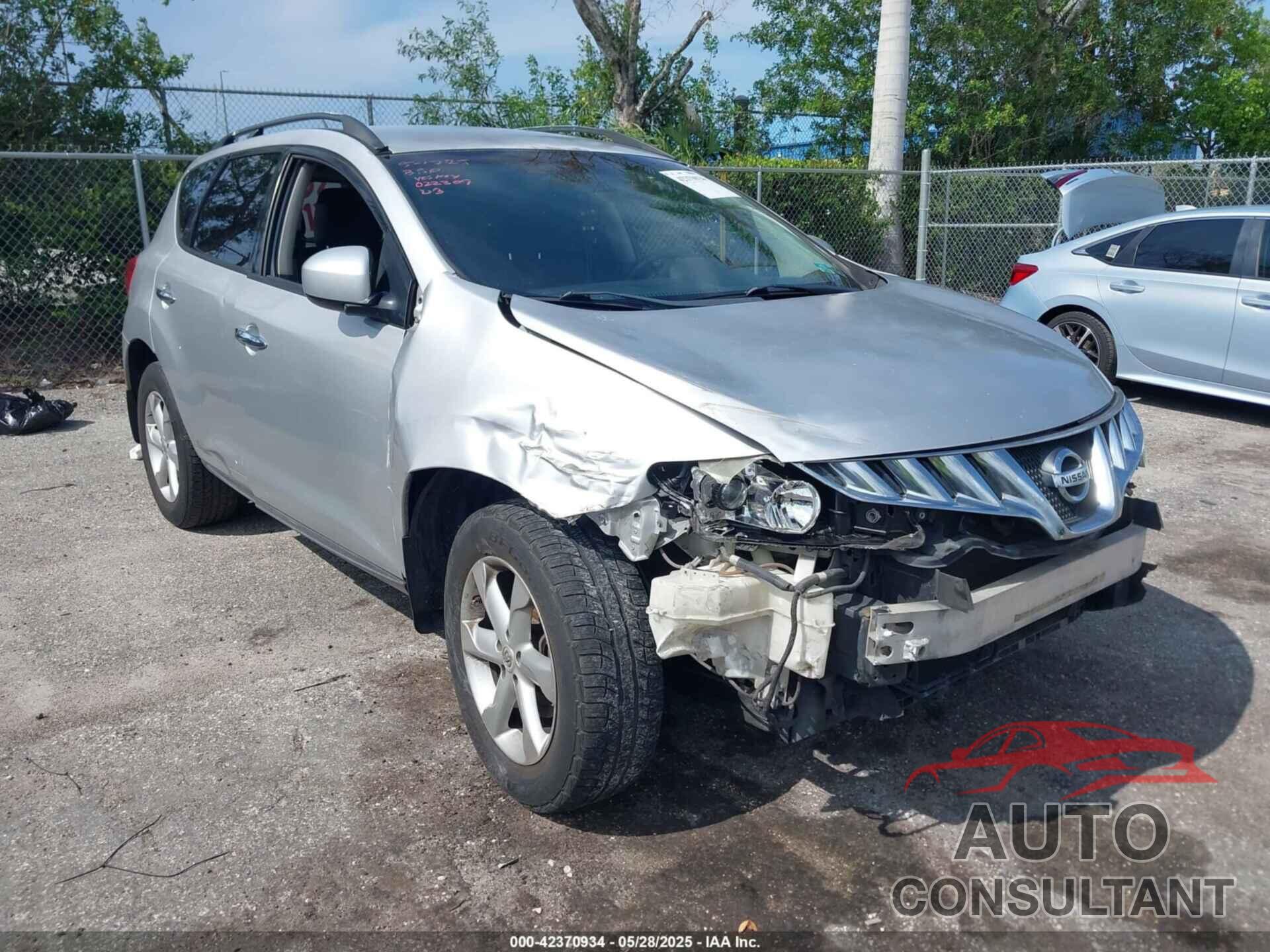 NISSAN MURANO 2009 - JN8AZ18U99W022309