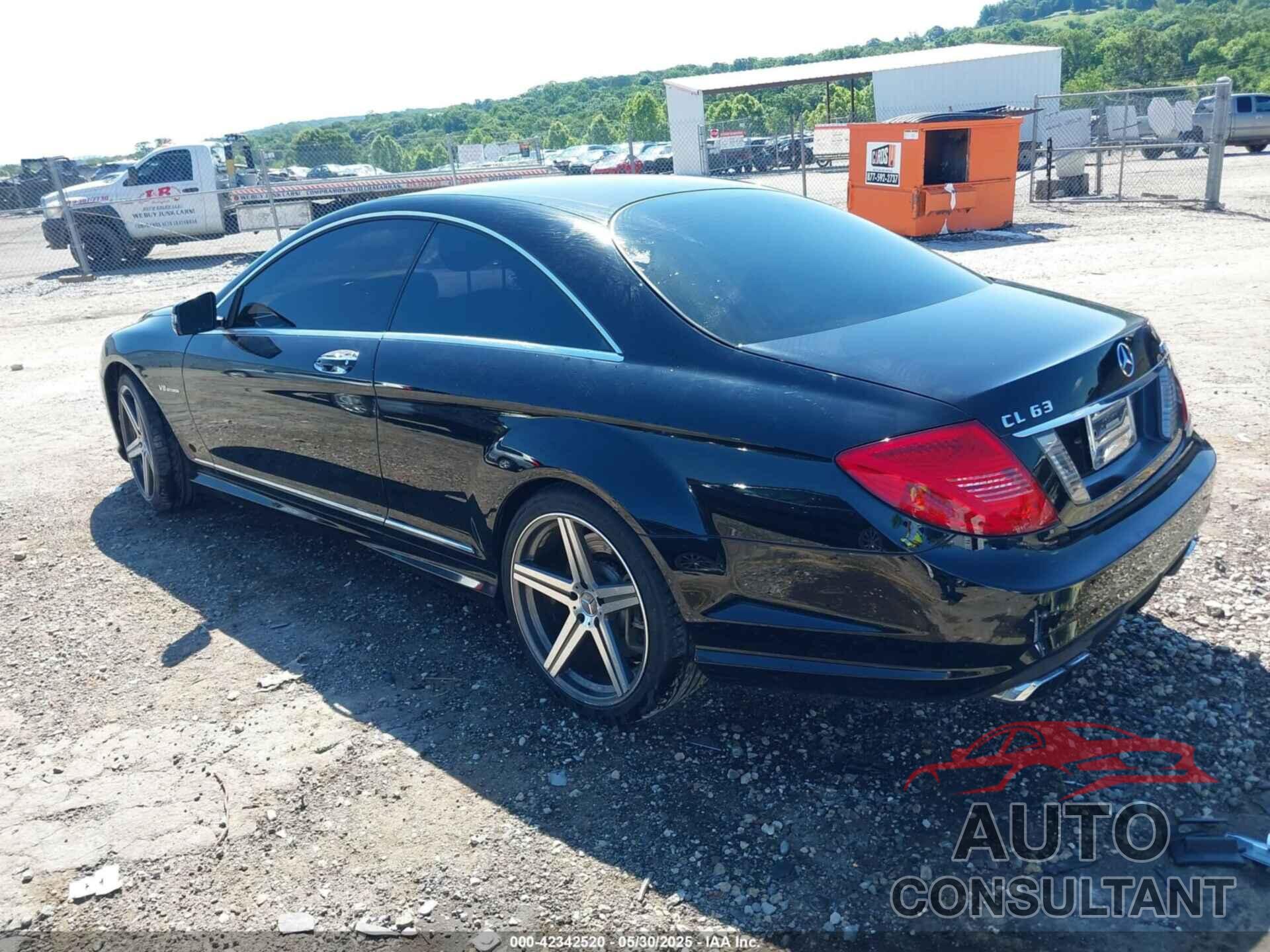 MERCEDES-BENZ CL 63 AMG 2012 - WDDEJ7EB1CA030358
