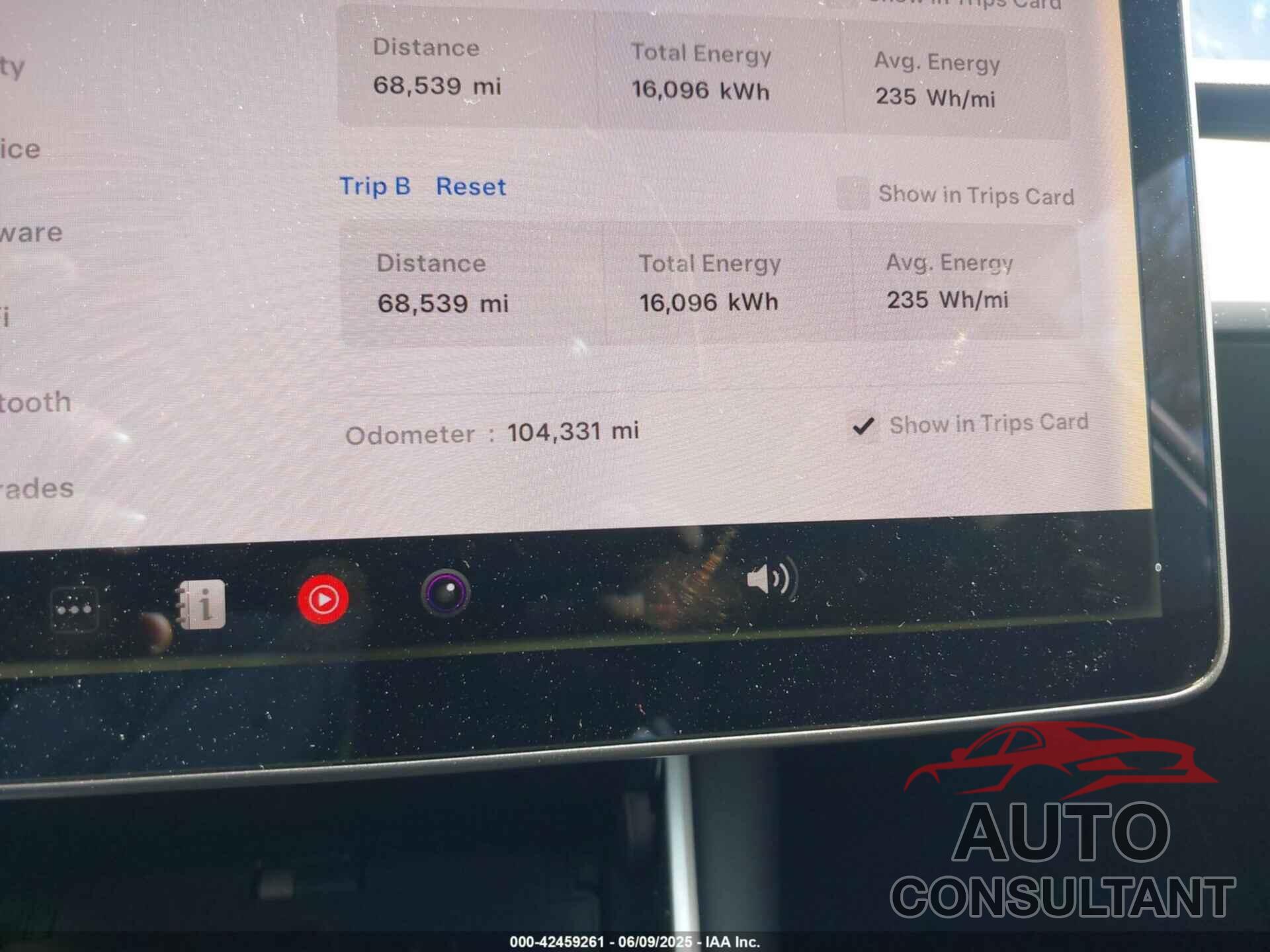 TESLA MODEL 3 2019 - 5YJ3E1EA7KF308860