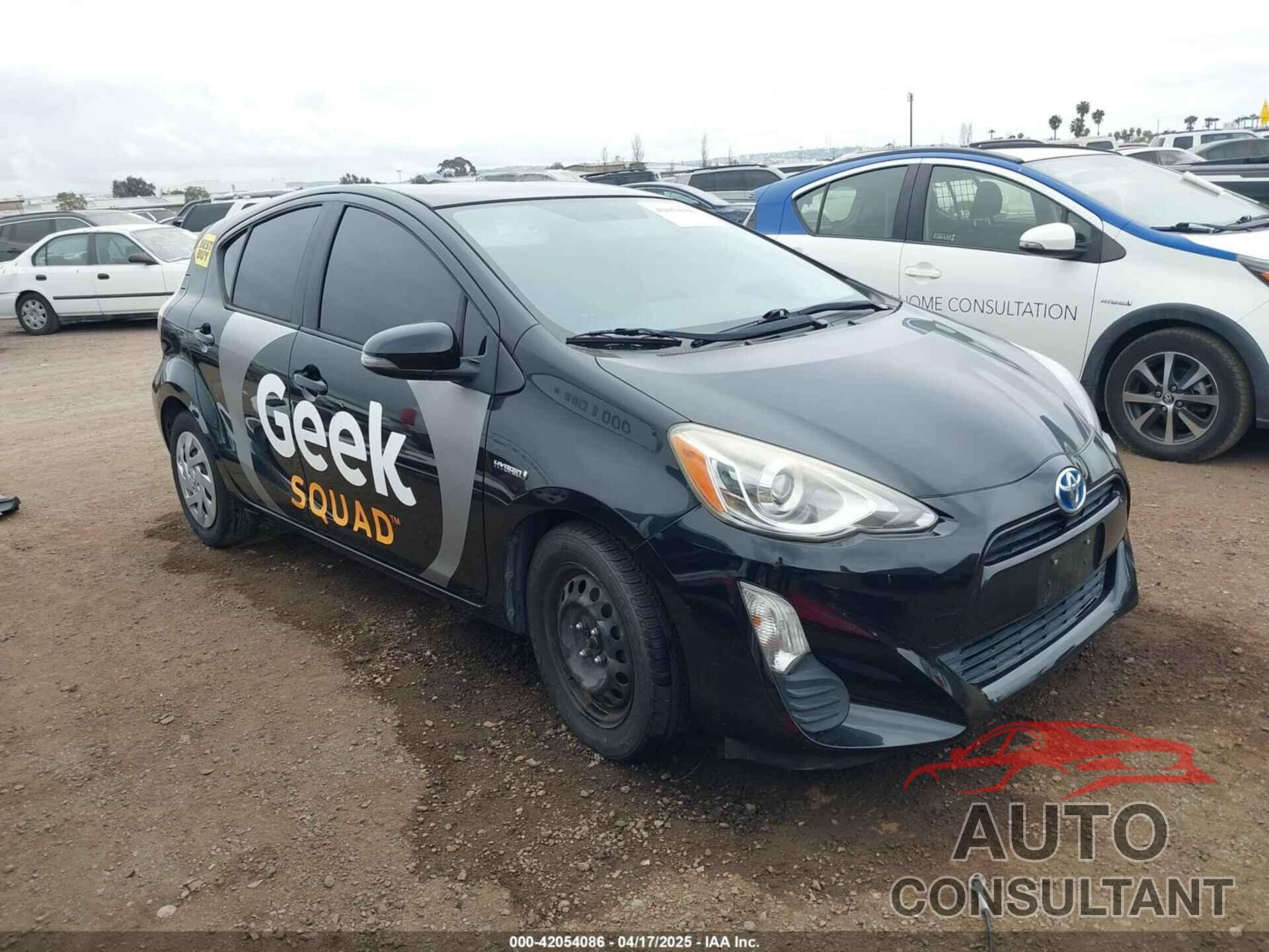TOYOTA PRIUS C 2016 - JTDKDTB36G1120170