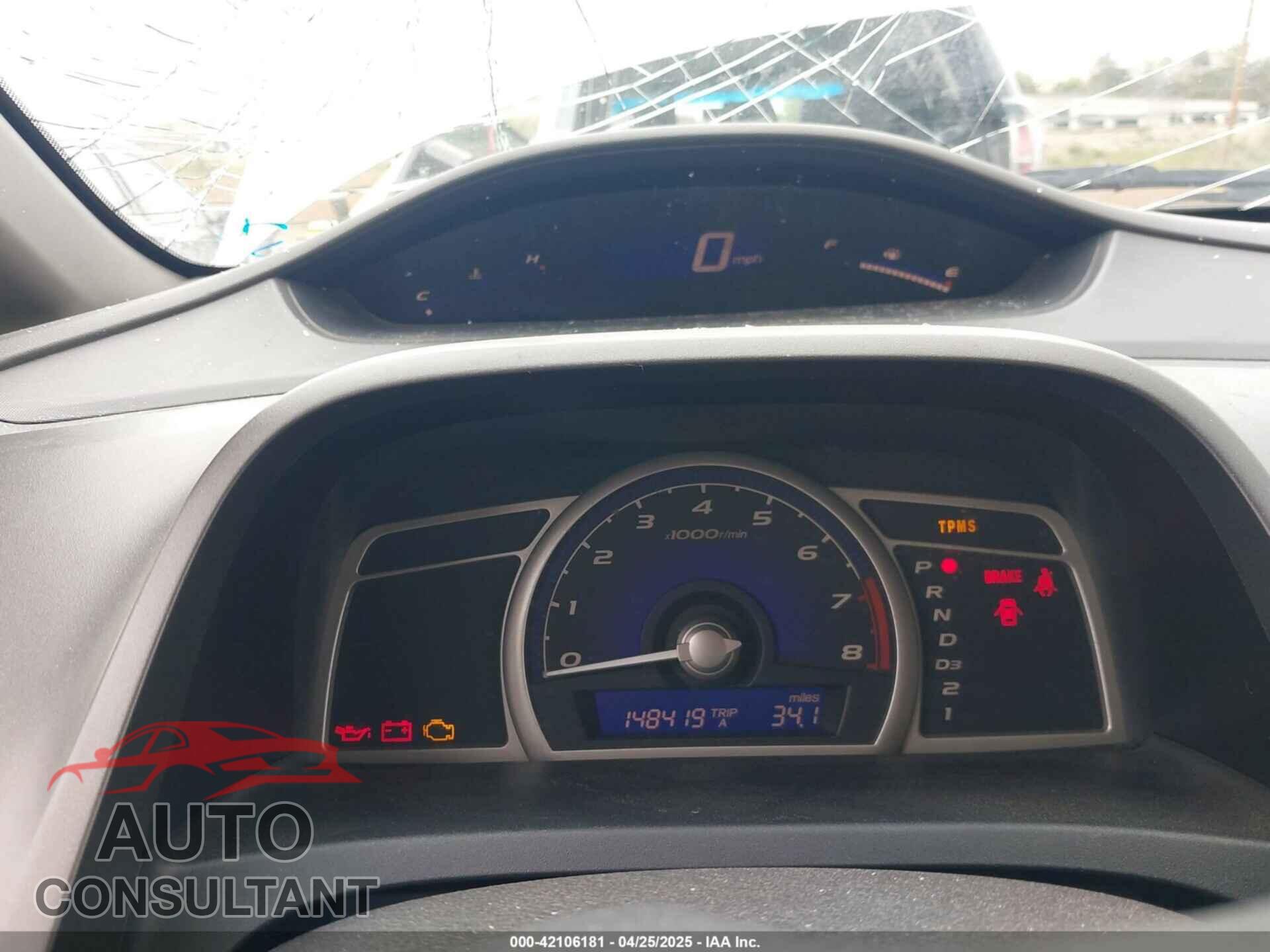 HONDA CIVIC 2010 - 19XFA1F93AE032307
