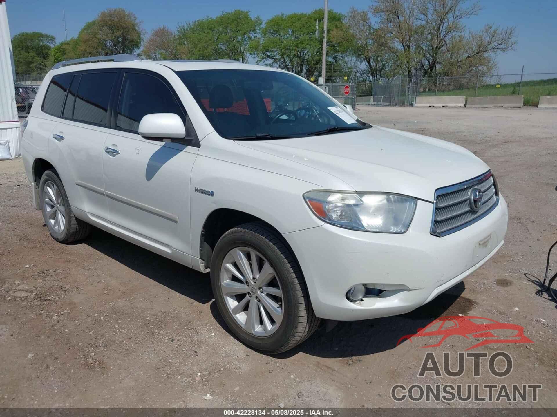 TOYOTA HIGHLANDER HYBRID 2010 - JTEJW3EH9A2038881