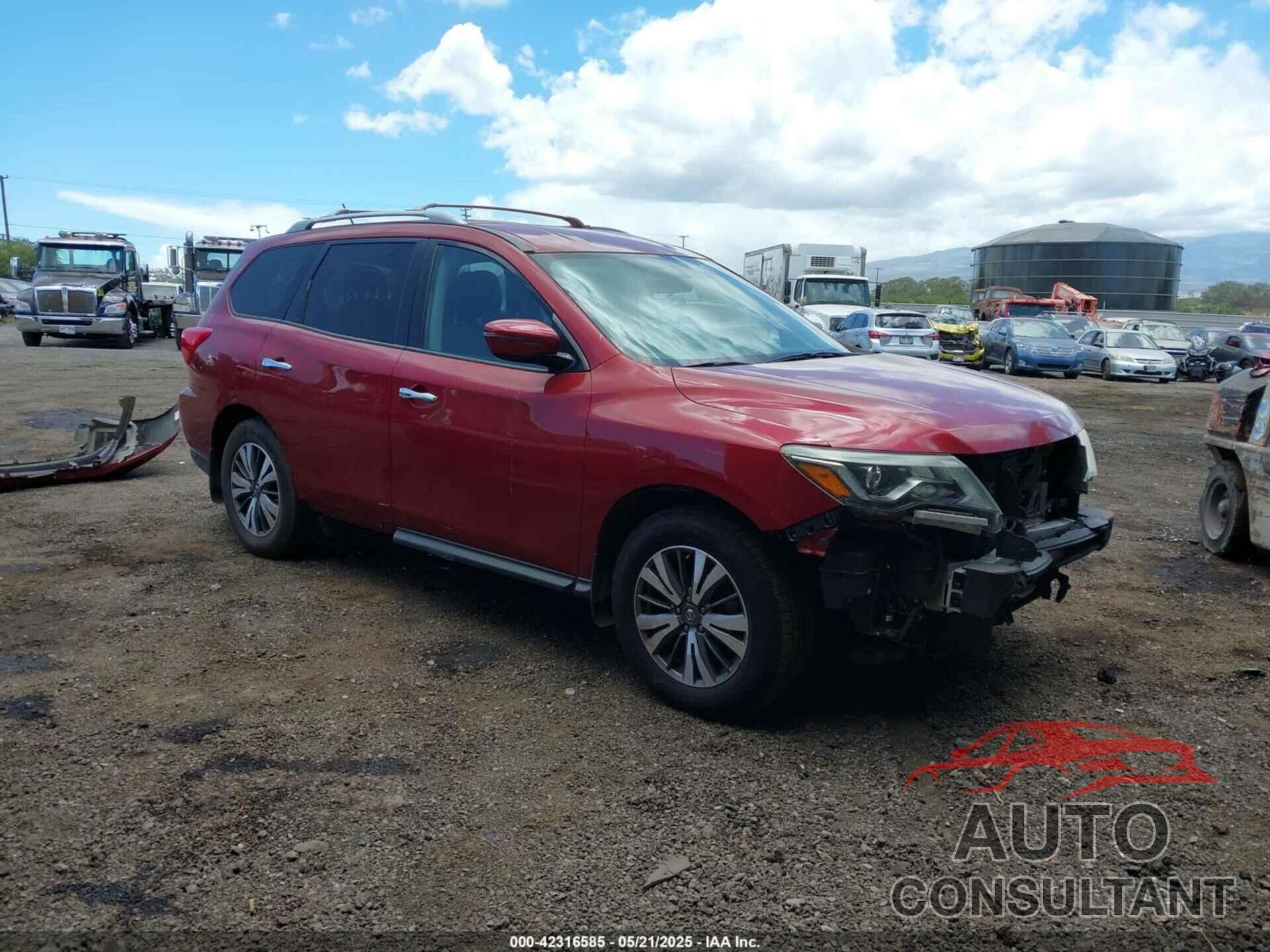 NISSAN PATHFINDER 2017 - 5N1DR2MN7HC655447
