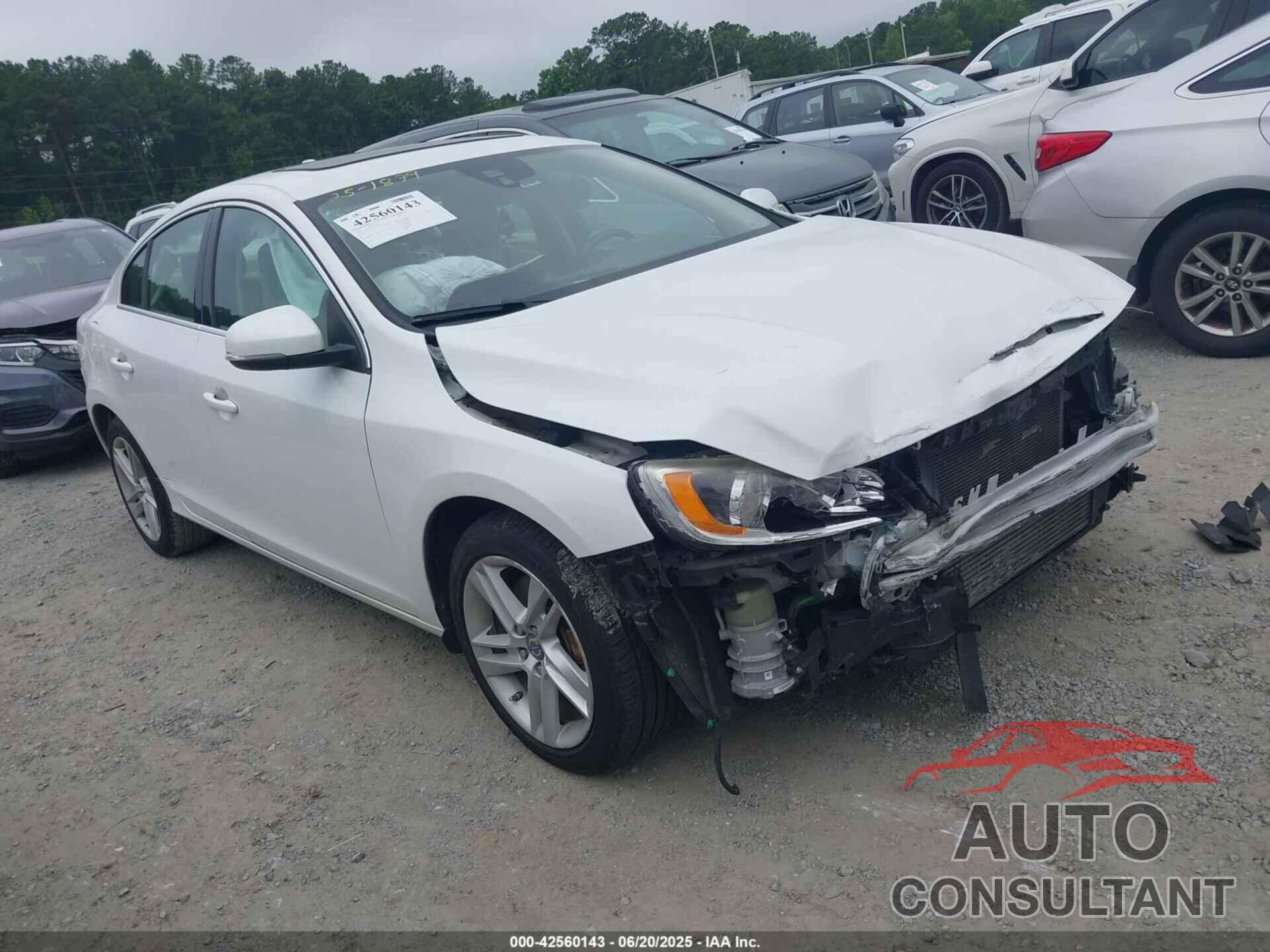 VOLVO S60 2014 - YV1612FS5E2293122
