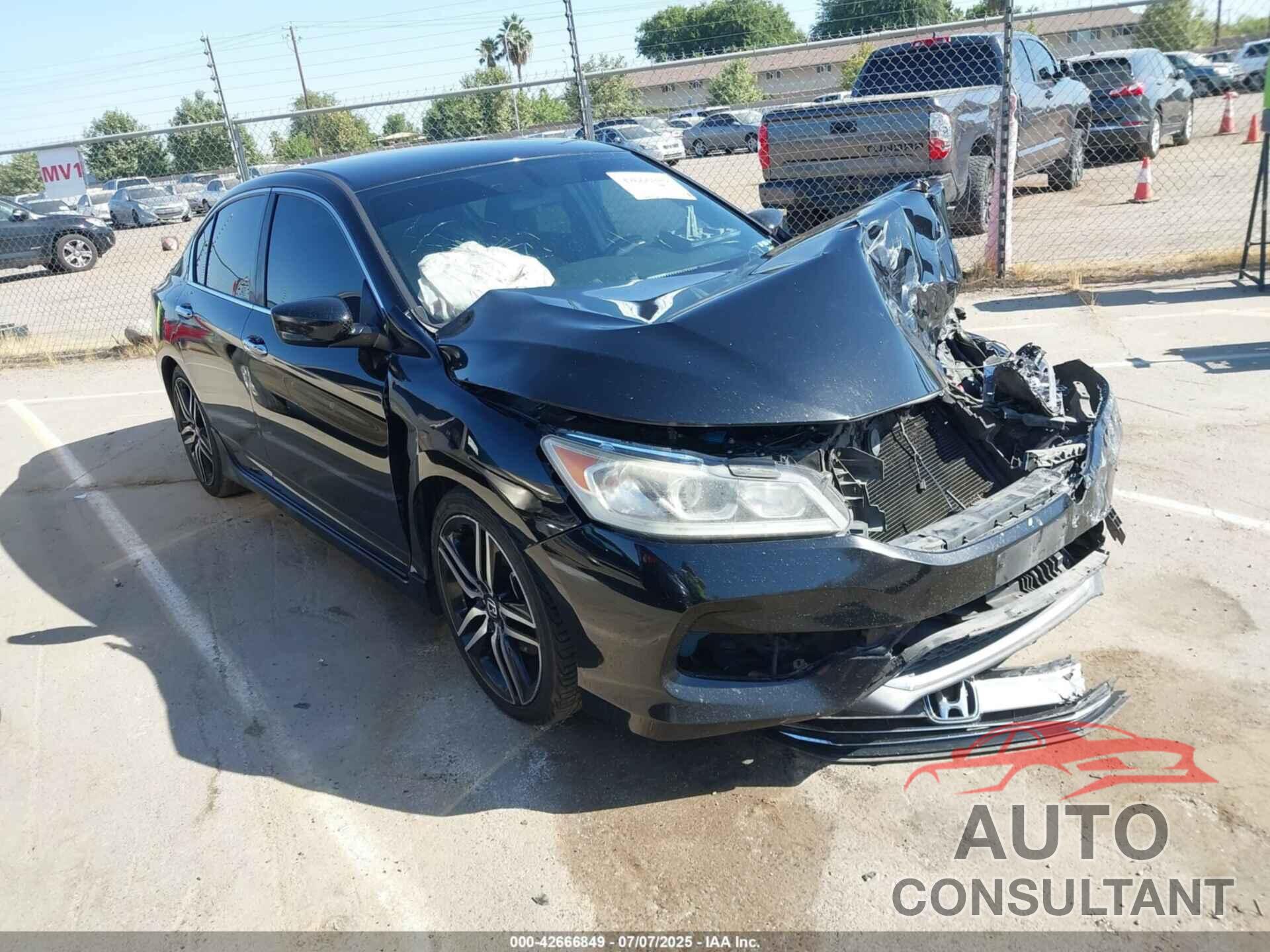 HONDA ACCORD 2017 - 1HGCR2E50HA118480