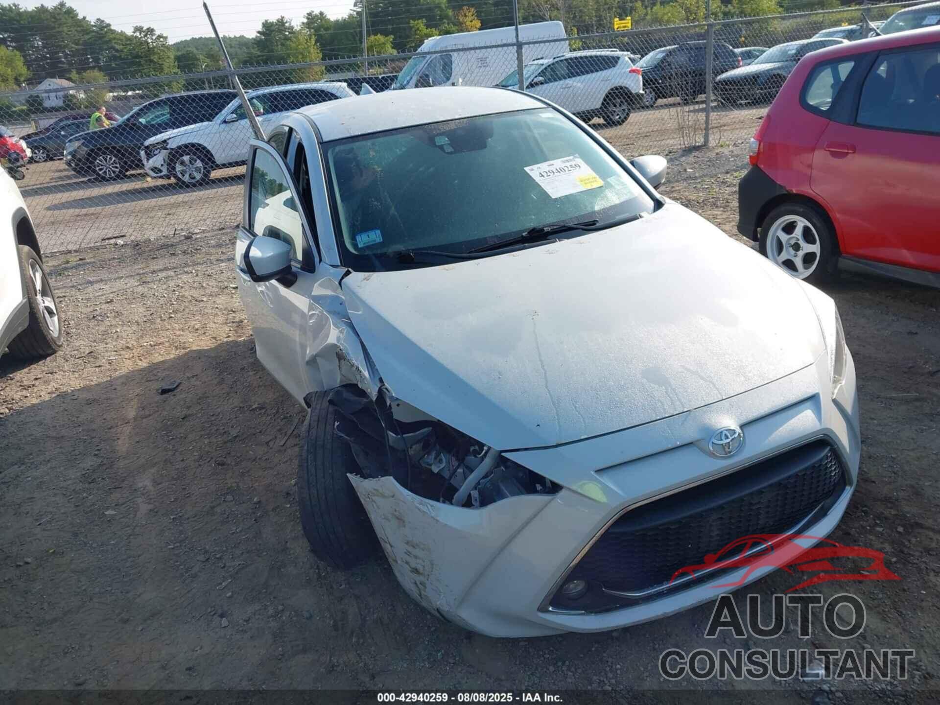 TOYOTA YARIS 2020 - 3MYDLBJV0LY705469