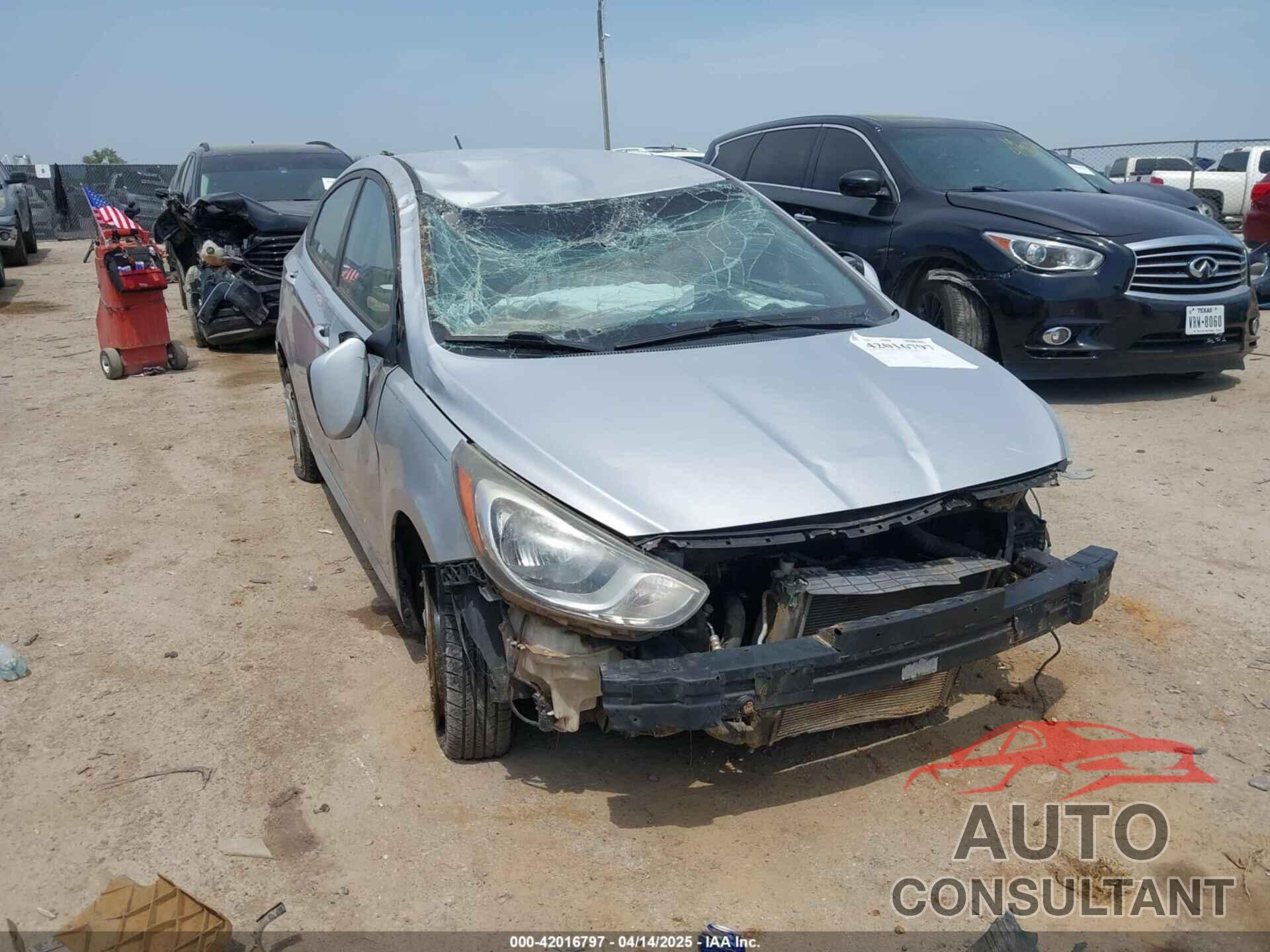 HYUNDAI ACCENT 2013 - KMHCT4AE3DU531547