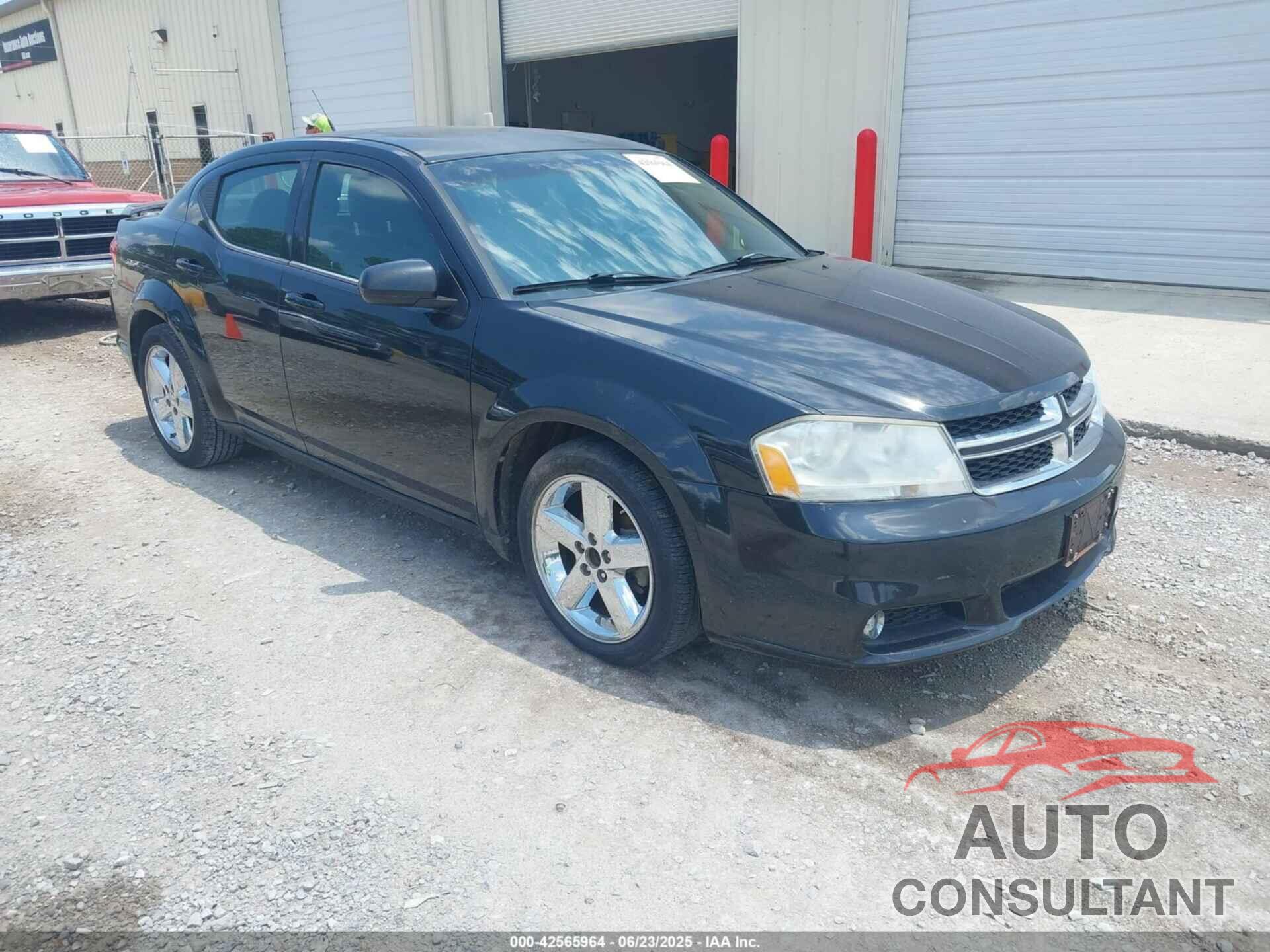 DODGE AVENGER 2011 - 1B3BD2FG2BN524481