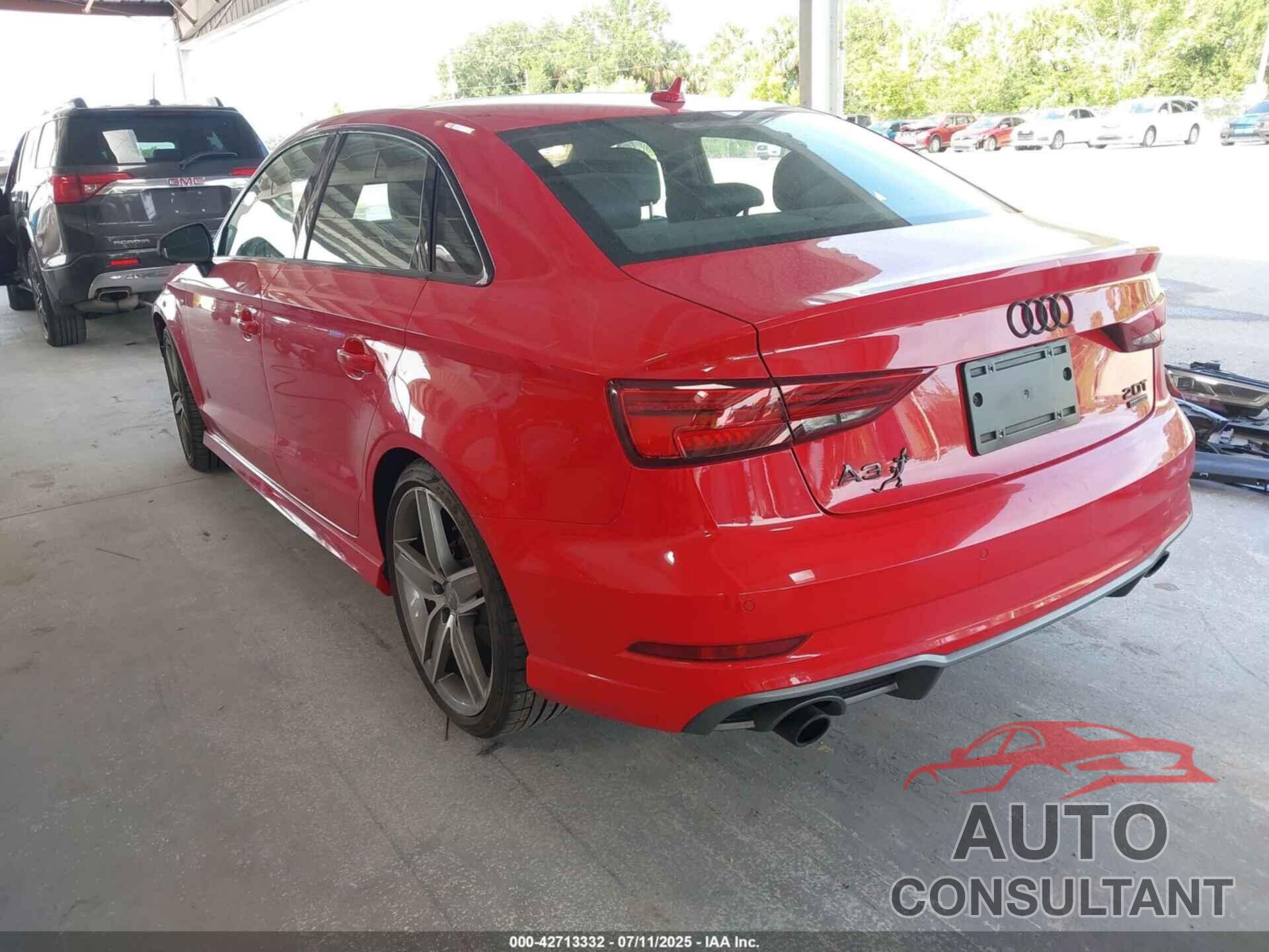 AUDI A3 2017 - WAUJ8GFF2H1017340