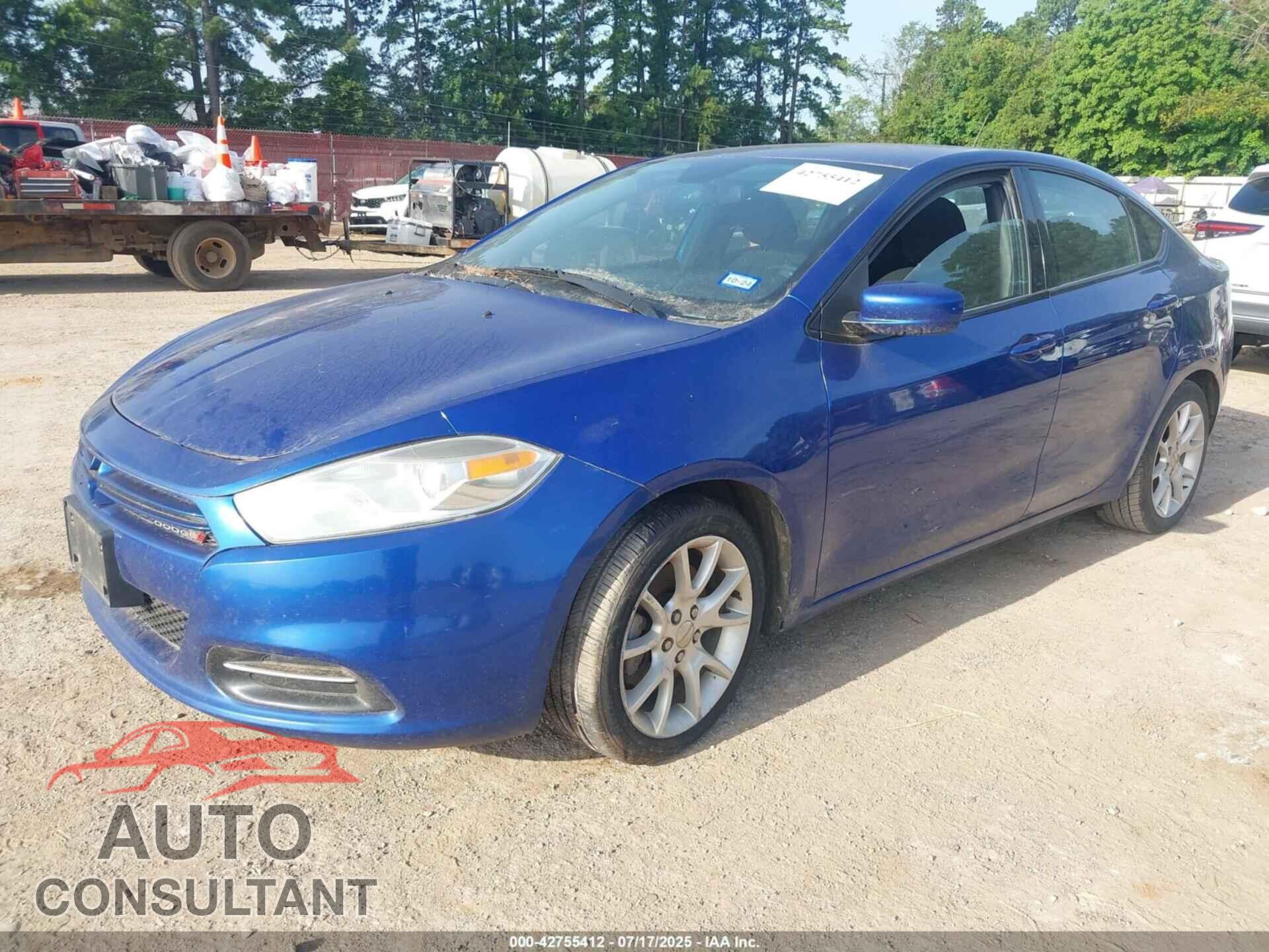 DODGE DART 2013 - 1C3CDFBH5DD150907