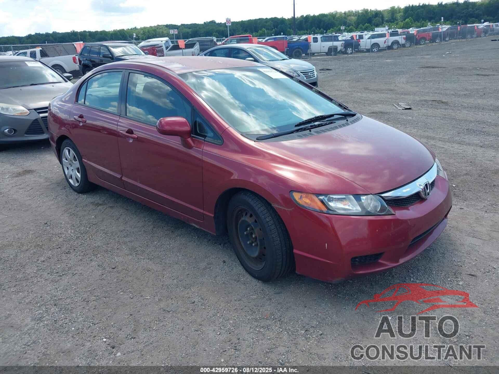 HONDA CIVIC 2010 - 2HGFA1F52AH541372