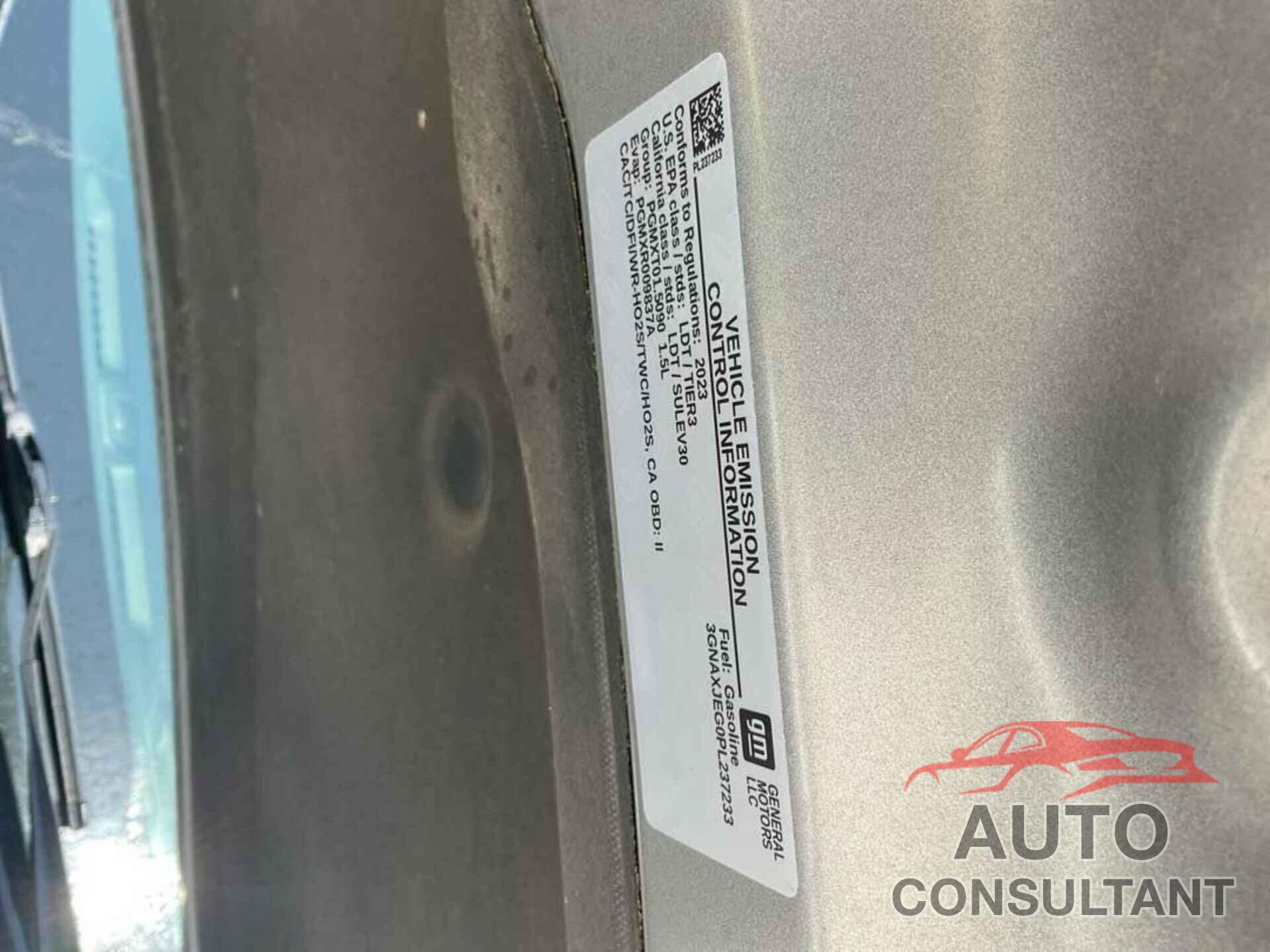CHEVROLET EQUINOX 2023 - 3GNAXJEG0PL237233