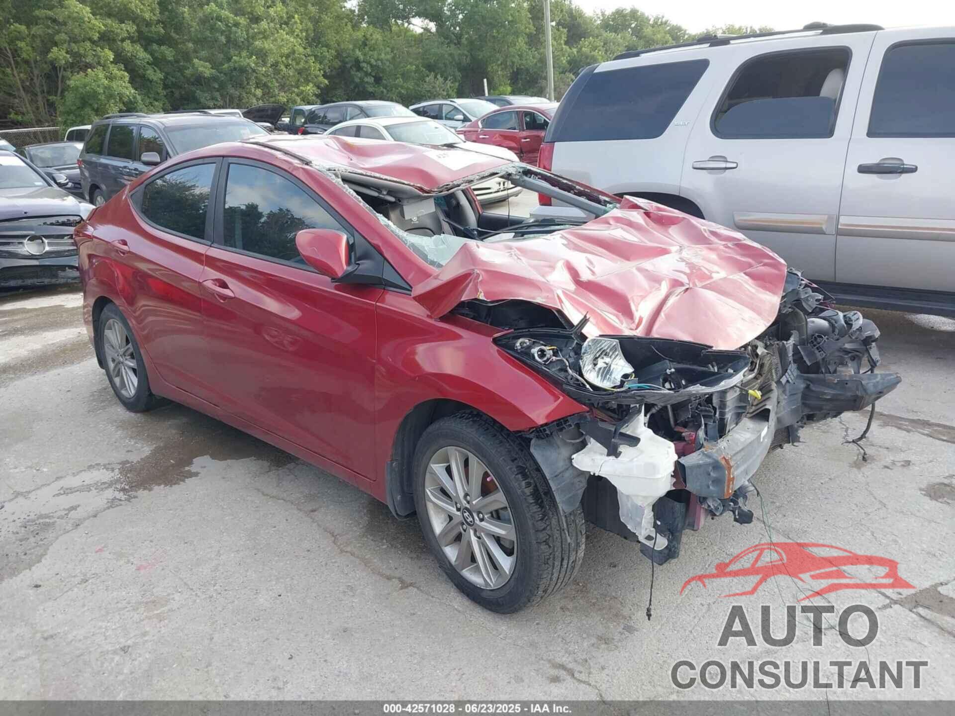 HYUNDAI ELANTRA 2015 - 5NPDH4AE5FH582989