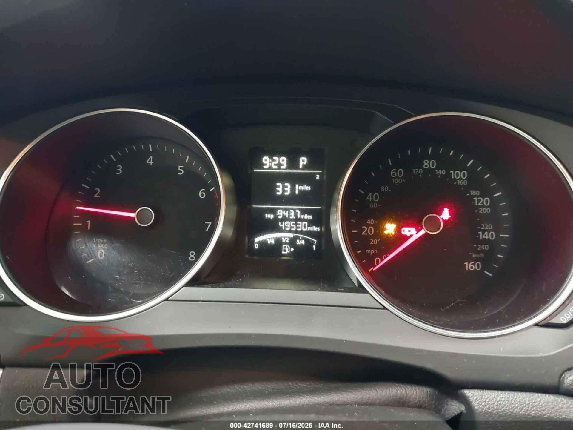 VOLKSWAGEN JETTA 2017 - 3VW2B7AJ0HM399159