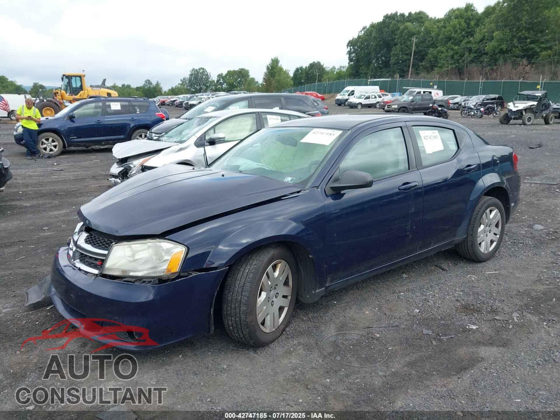 DODGE AVENGER 2013 - 1C3CDZAG1DN756077