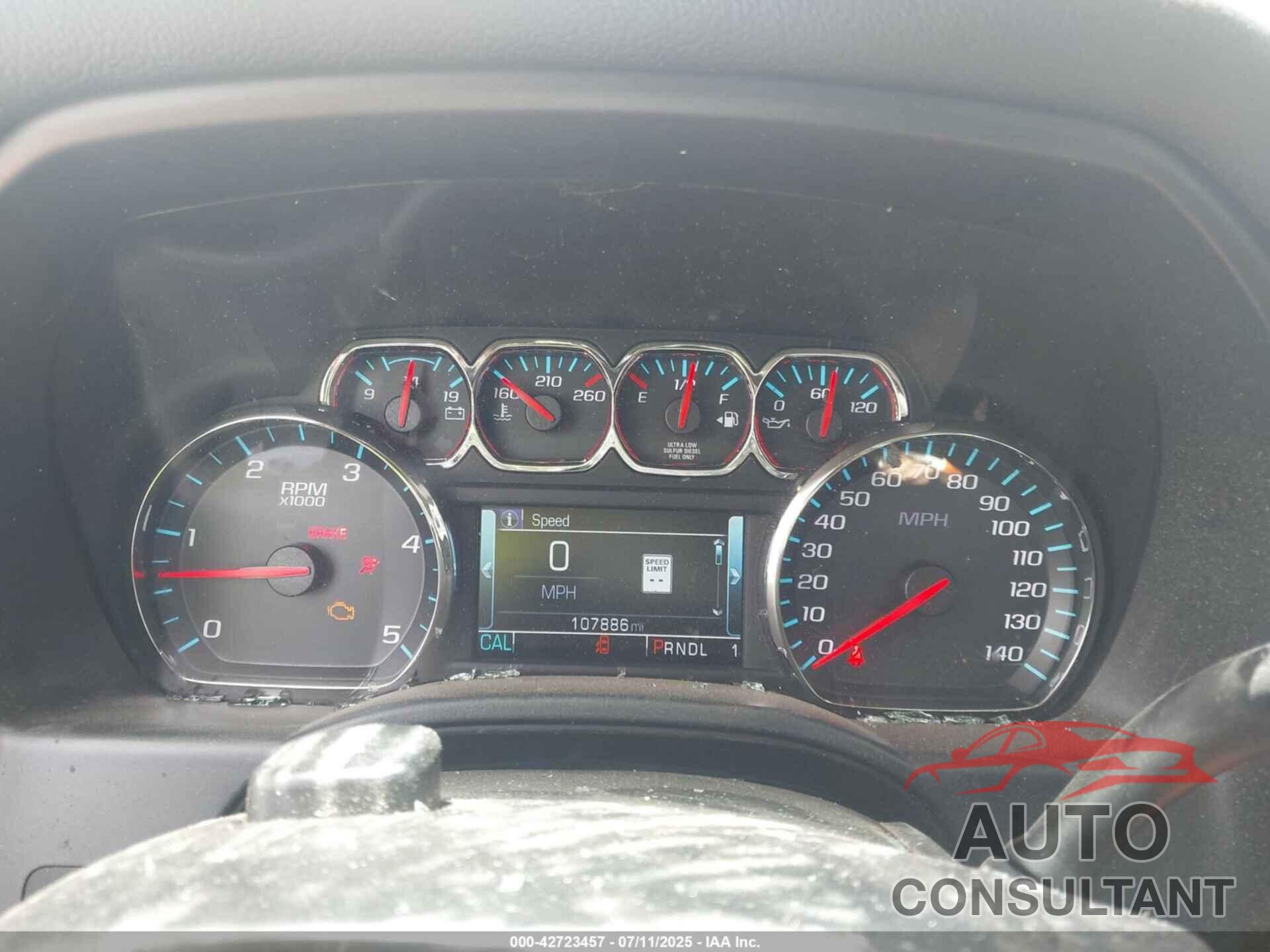 CHEVROLET SILVERADO 2500HD 2019 - 1GC1KTEY1KF230807