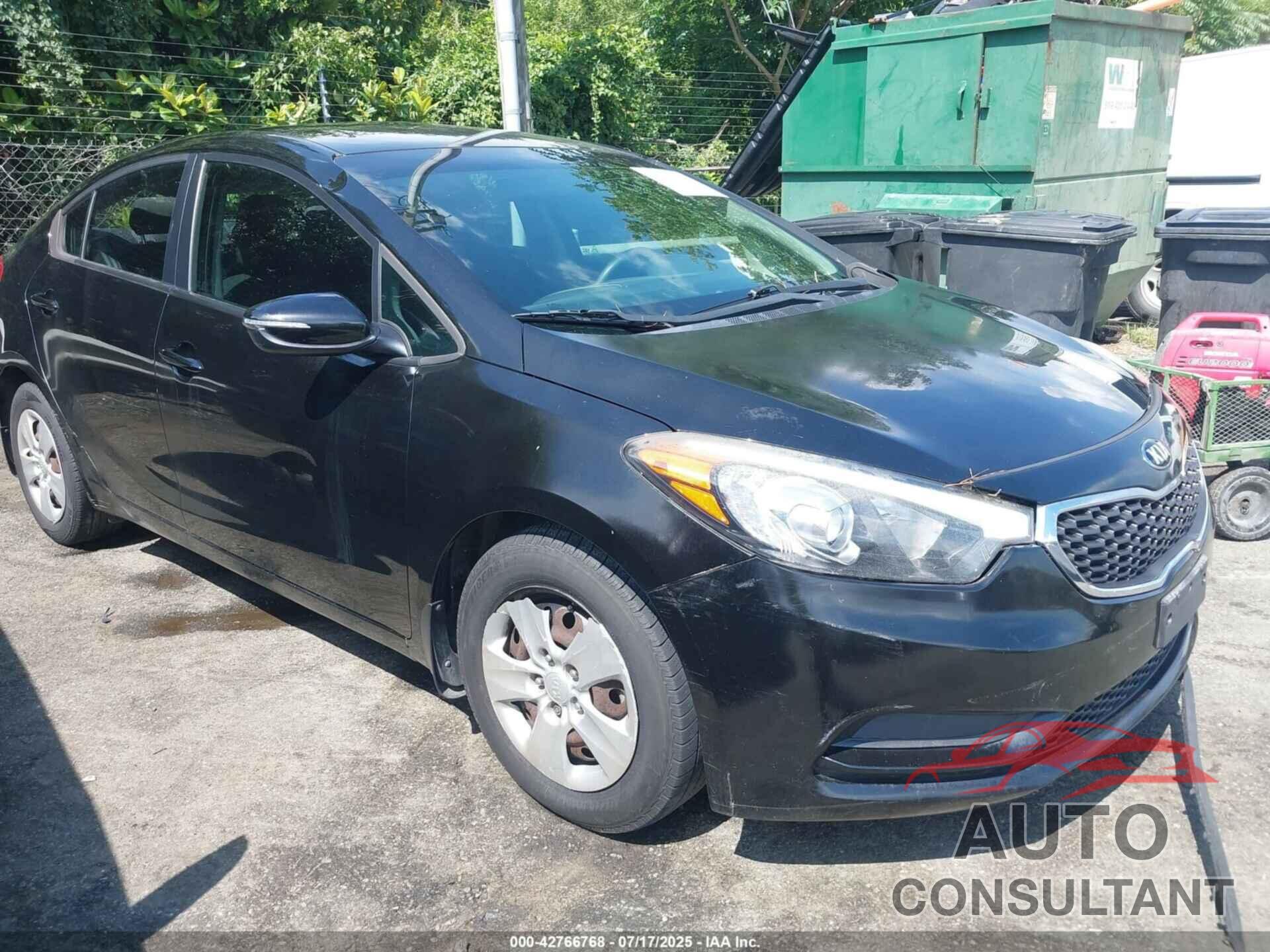KIA FORTE 2016 - KNAFX4A62G5536362