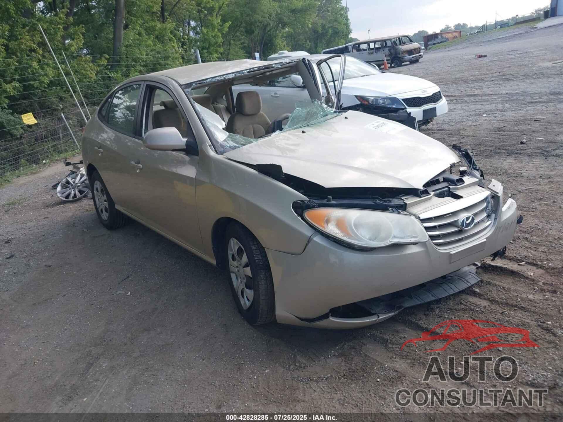 HYUNDAI ELANTRA 2010 - KMHDU4AD3AU973992