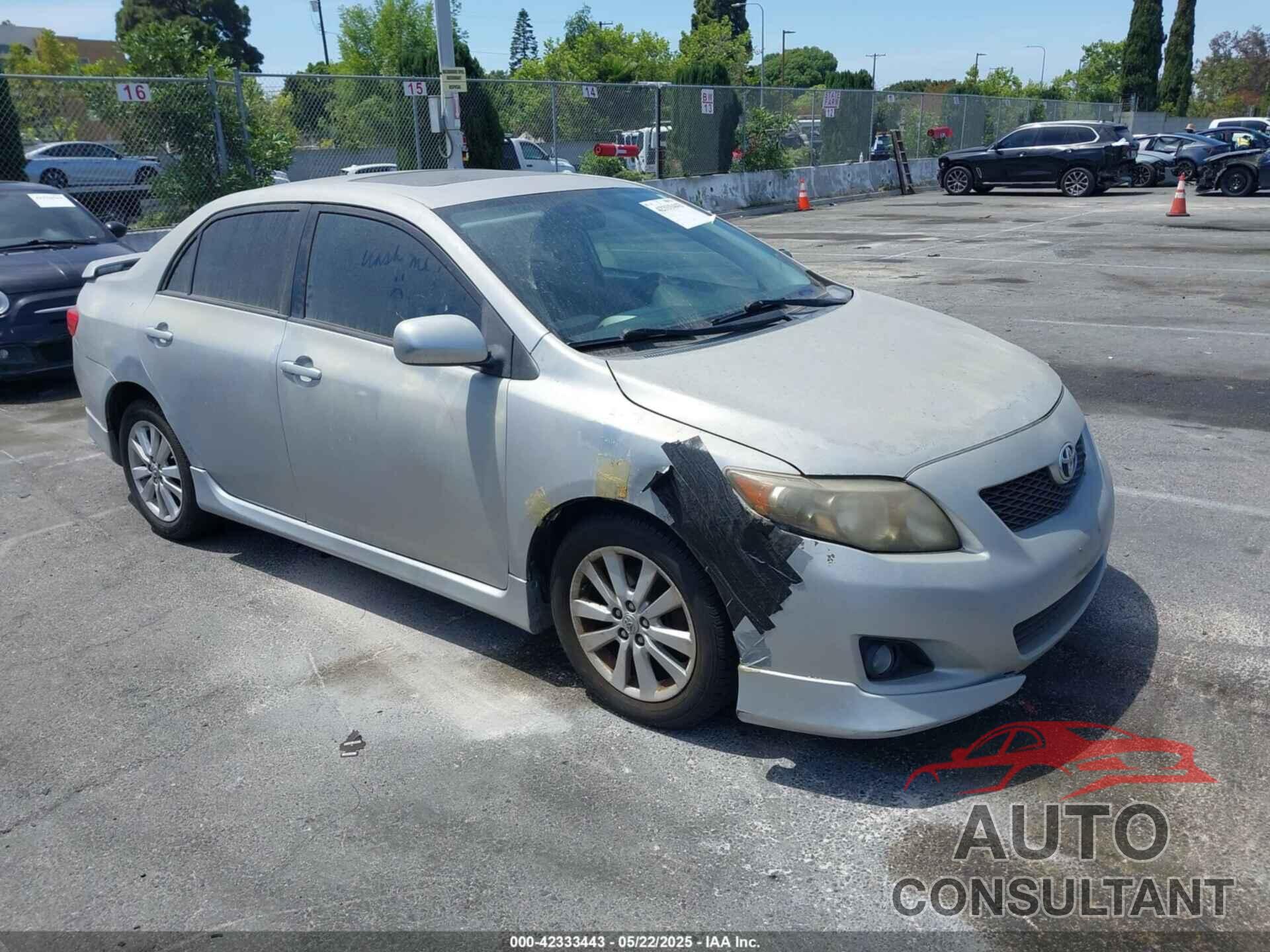 TOYOTA COROLLA 2010 - 2T1BU4EE6AC285433