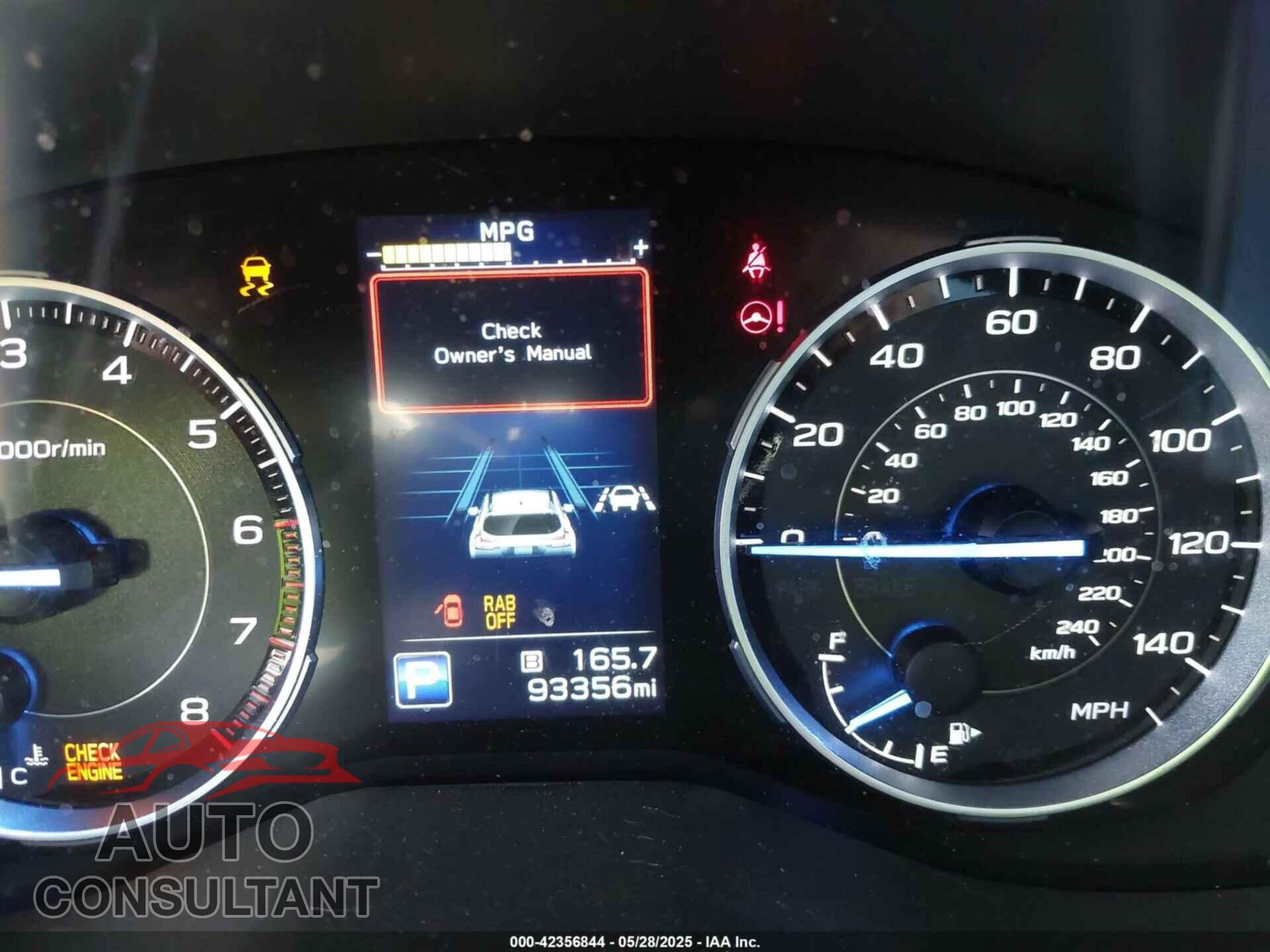 SUBARU ASCENT 2019 - 4S4WMAPD0K3475397