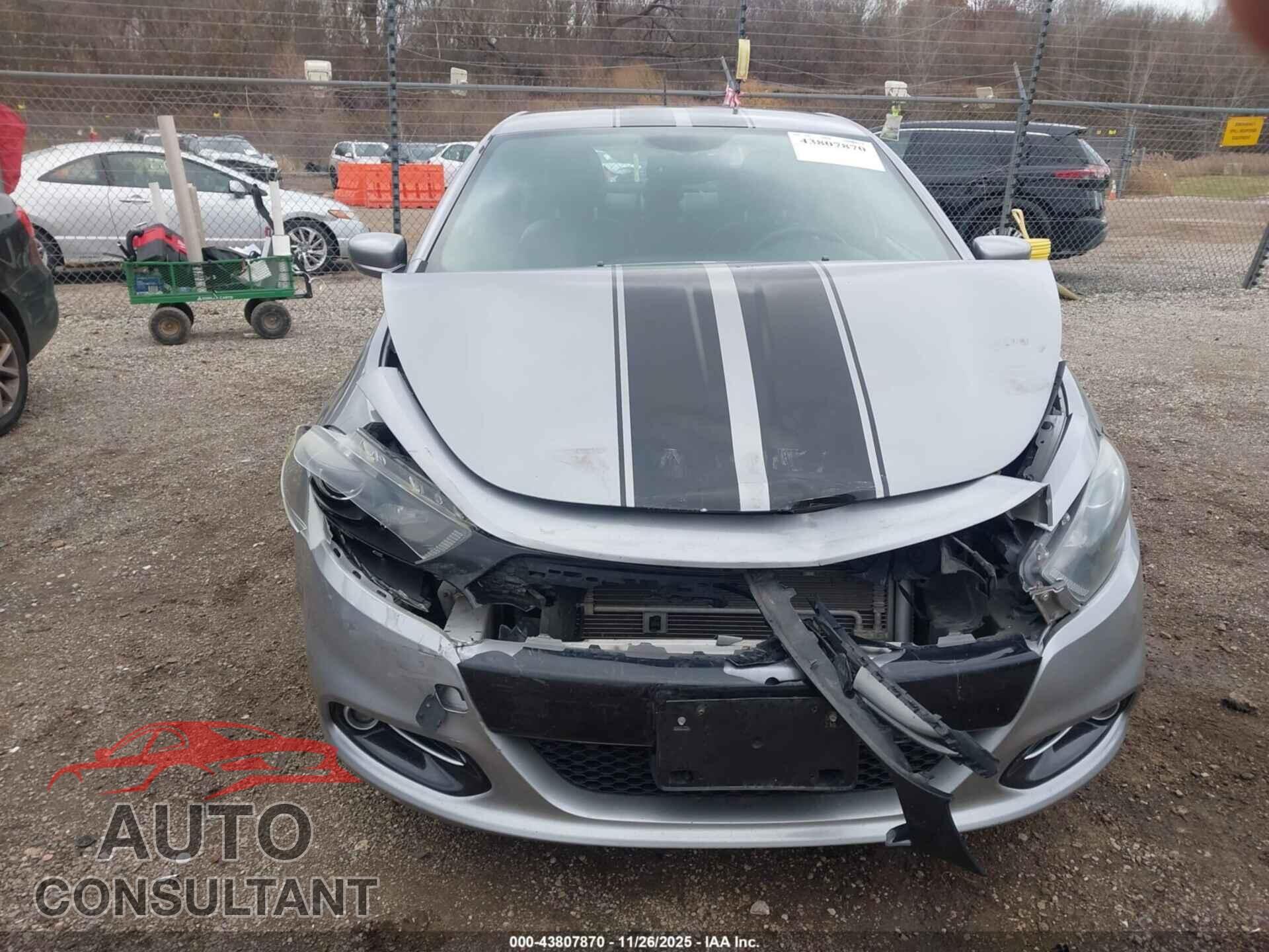 DODGE DART 2015 - 1C3CDFEB3FD378270