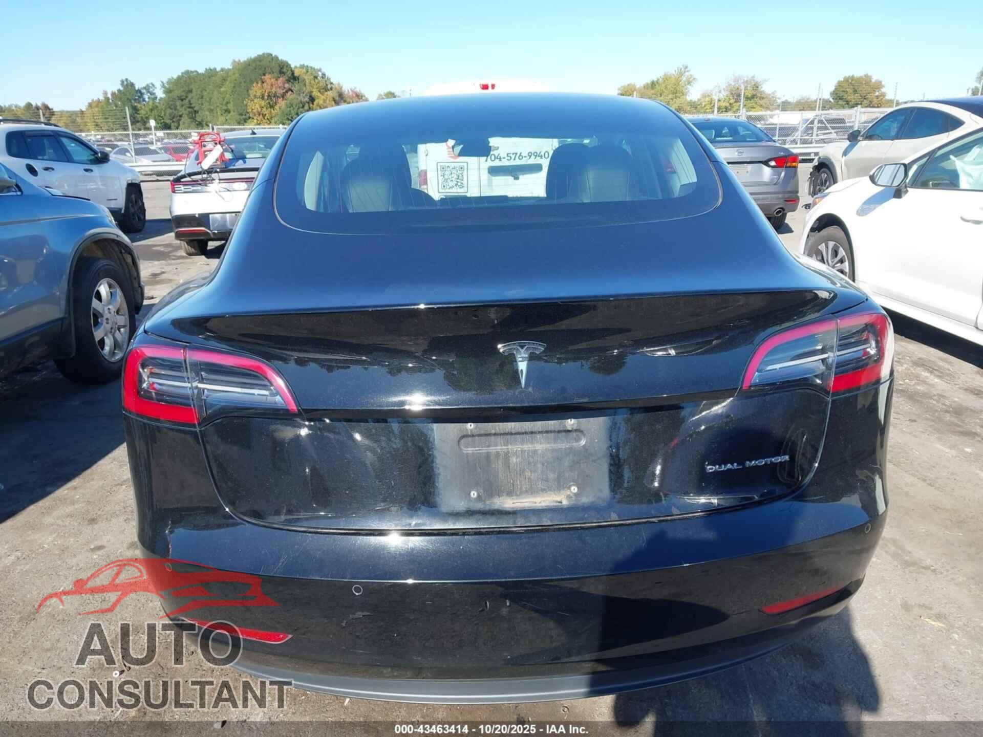 TESLA MODEL 3 2018 - 5YJ3E1EB6JF184958