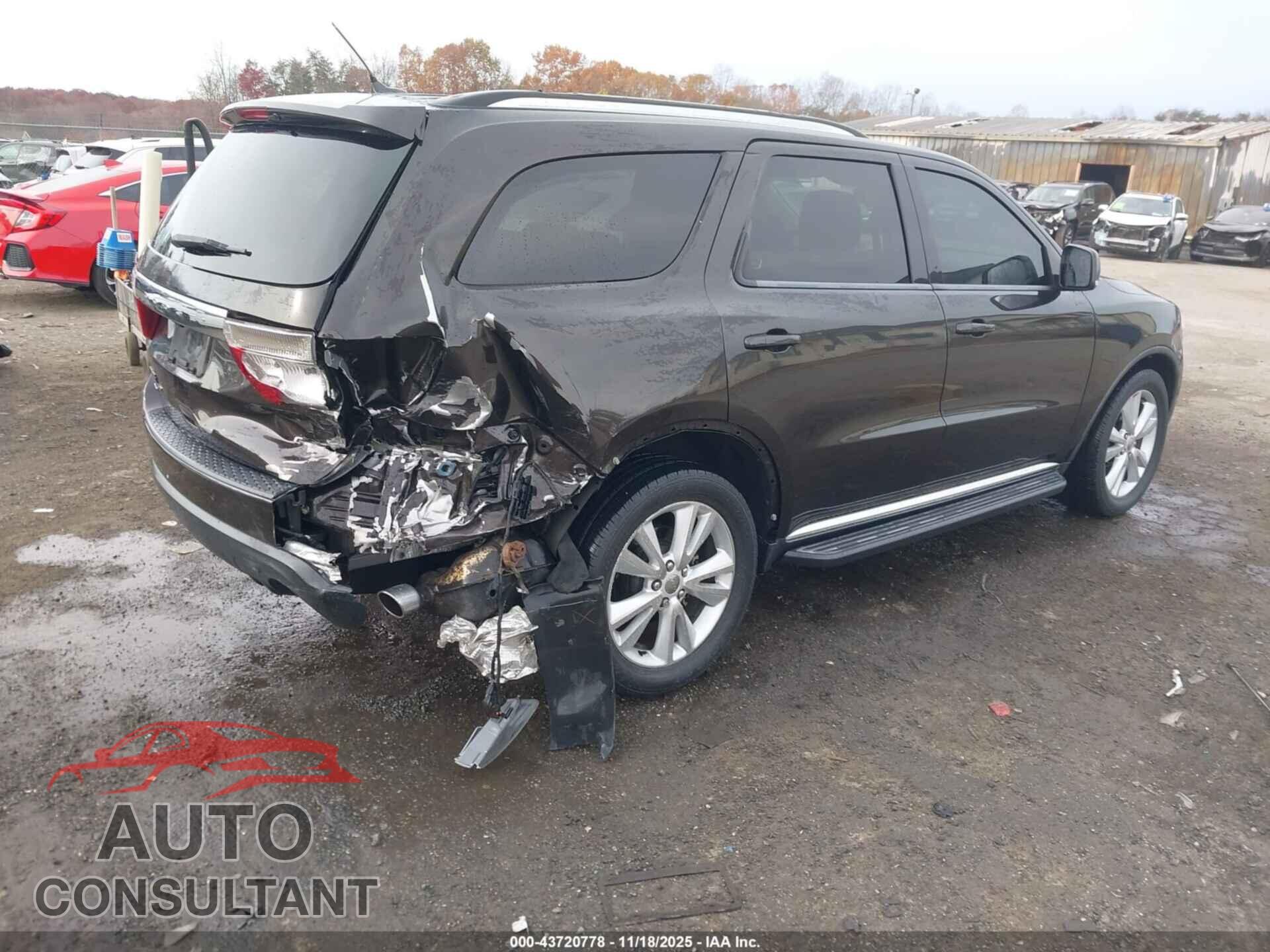 DODGE DURANGO 2012 - 1C4RDJDG3CC198004