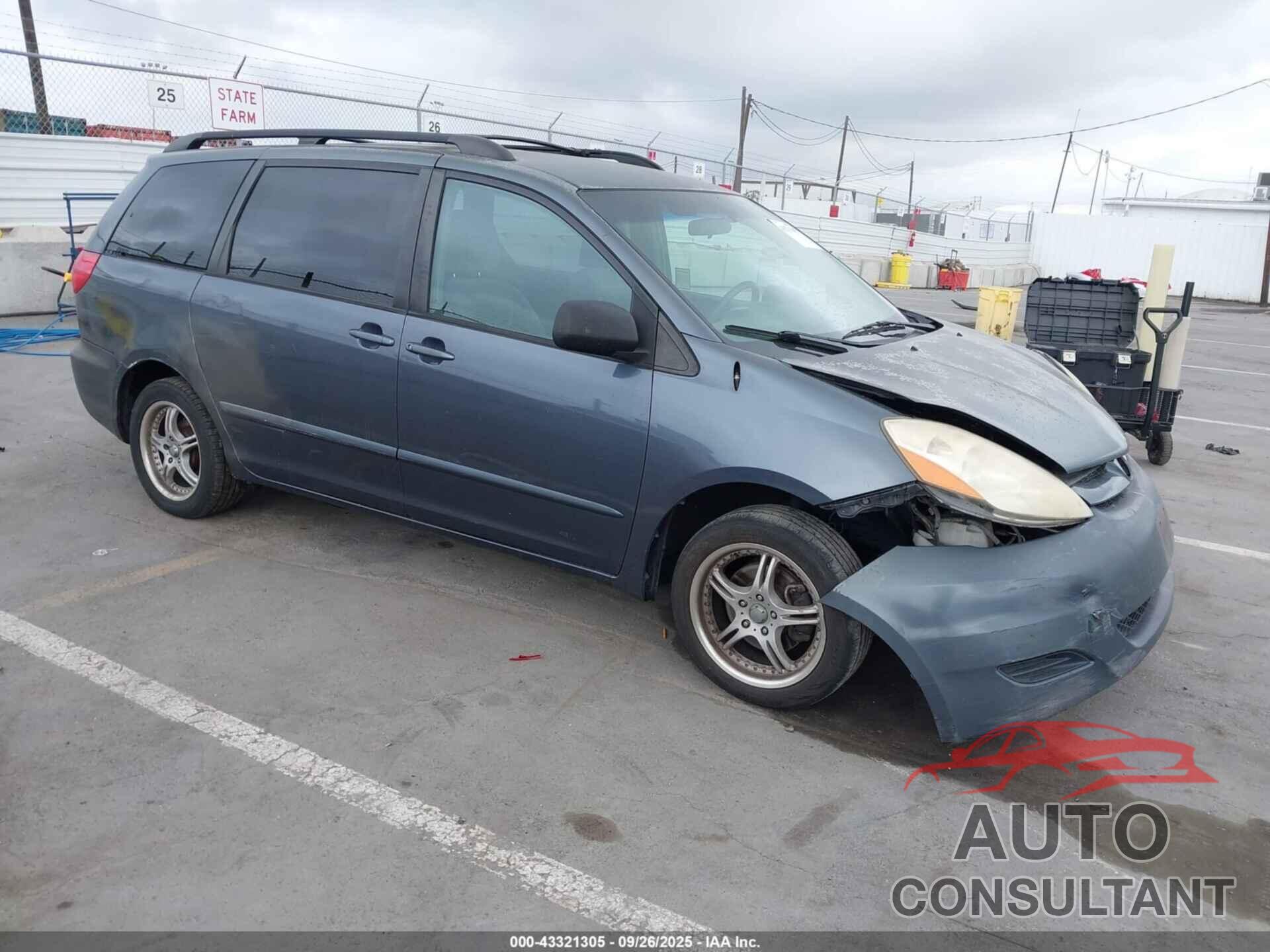 TOYOTA SIENNA 2009 - 5TDZK23C69S254194