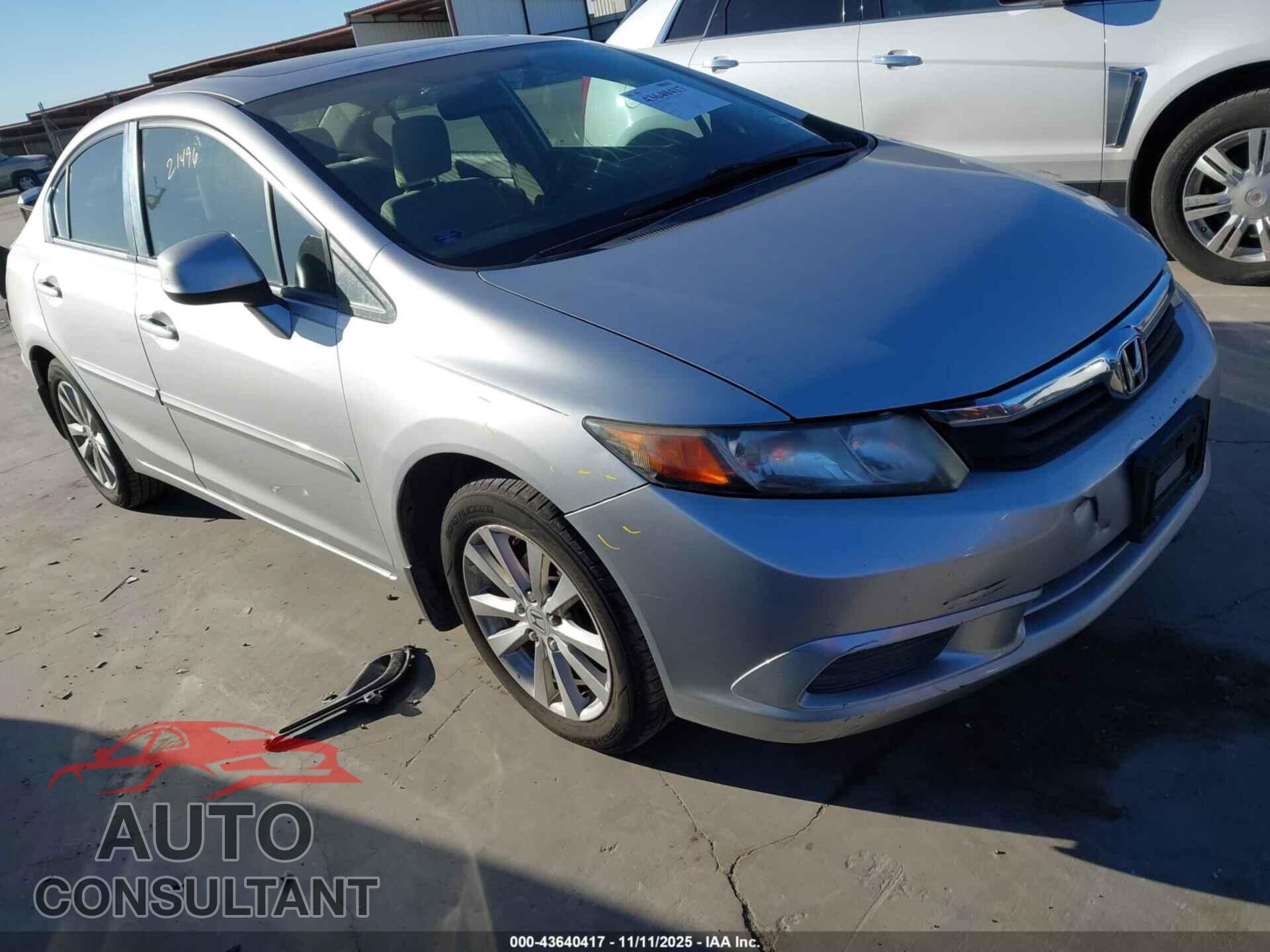 HONDA CIVIC 2012 - JHMFB2F89CS006237