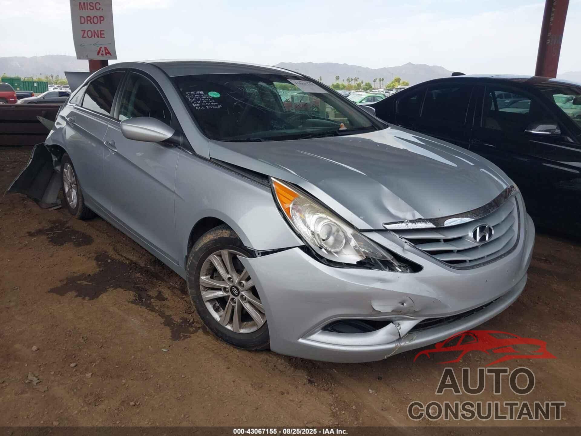 HYUNDAI SONATA 2012 - 5NPEB4AC0CH445863