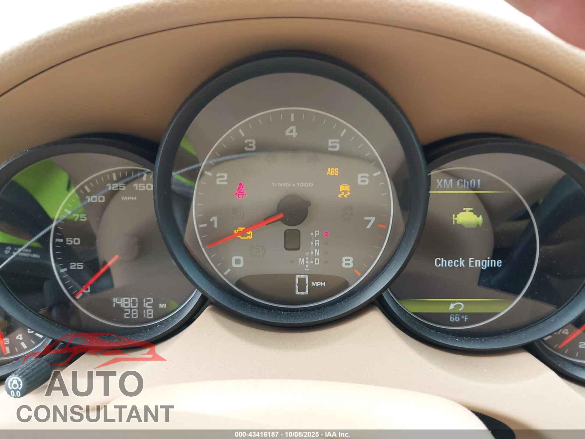 PORSCHE CAYENNE 2011 - WP1AB2A27BLA44202